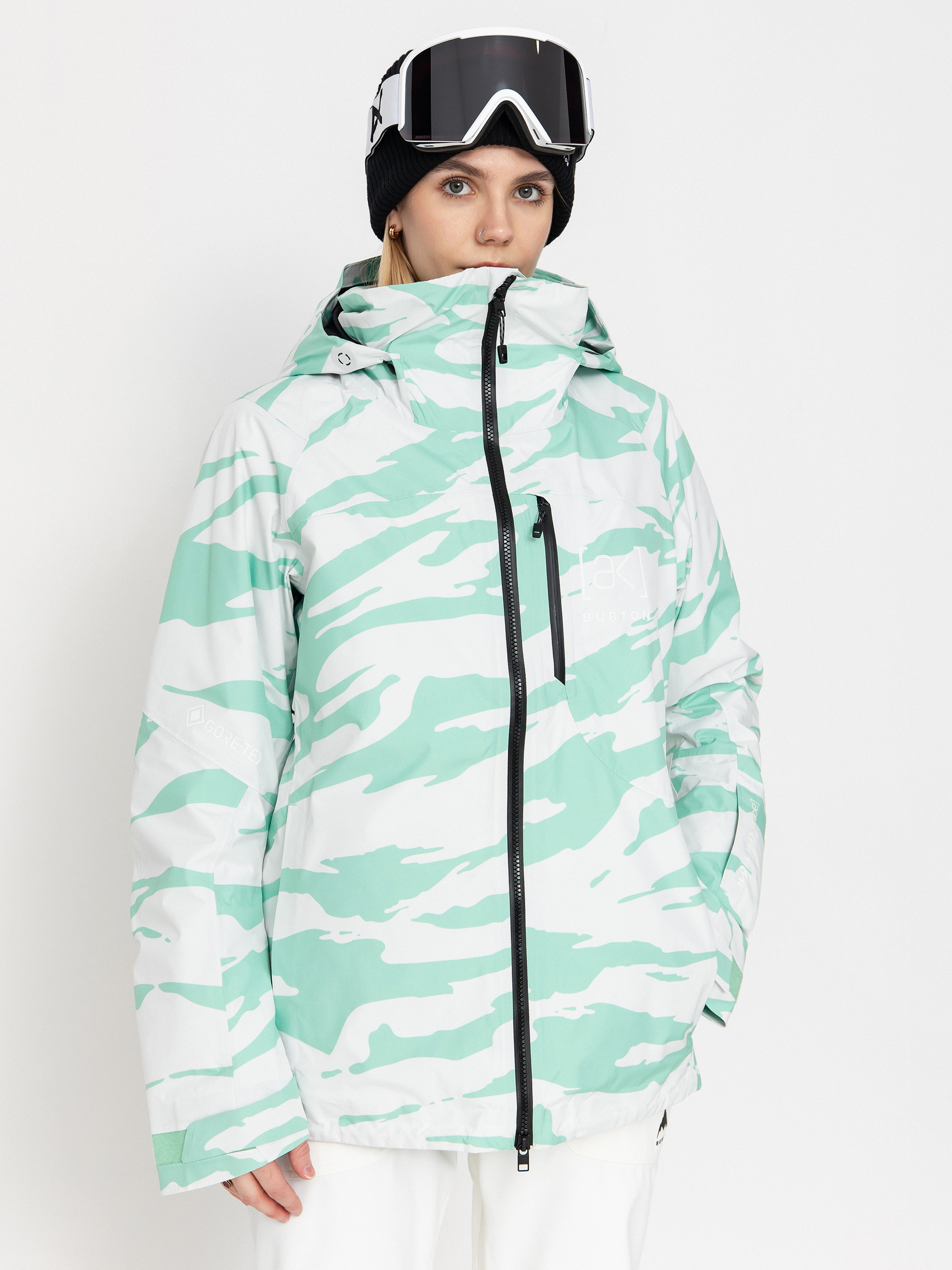 Damska Kurtka snowboardowa Burton Ak Gore Tex Embark (oversized zebra)
