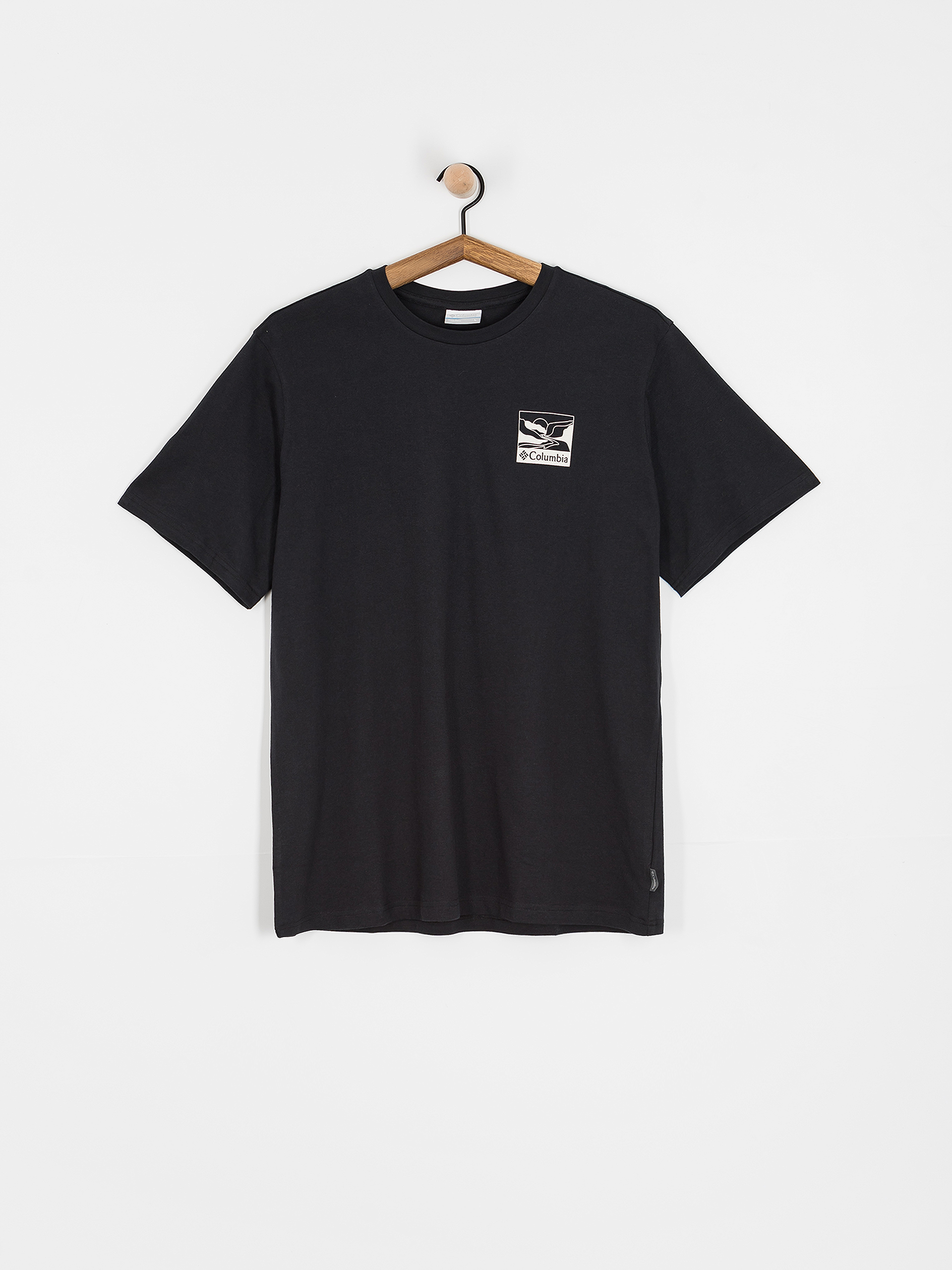 T-shirt Columbia Explorers Canyon Back (black/trailsca)