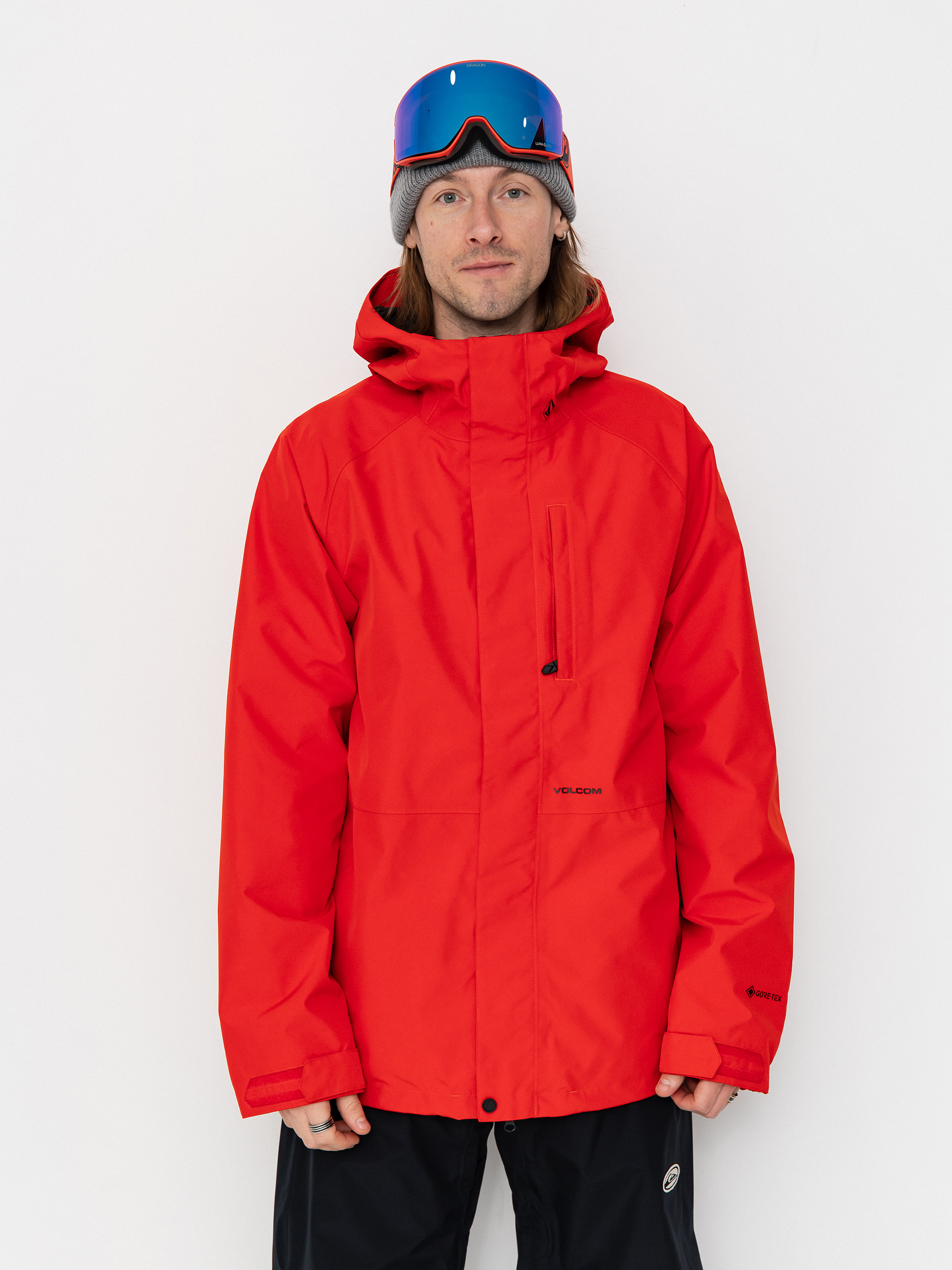 Kurtka snowboardowa Volcom Dua Gore Tex - czerwony (crimson)