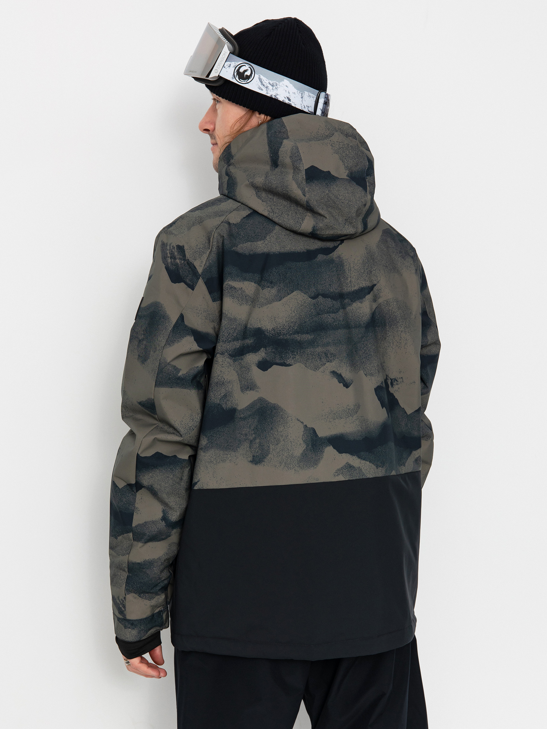 Męska Kurtka snowboardowa Quiksilver Mission Printed Block (mountain spray cante)
