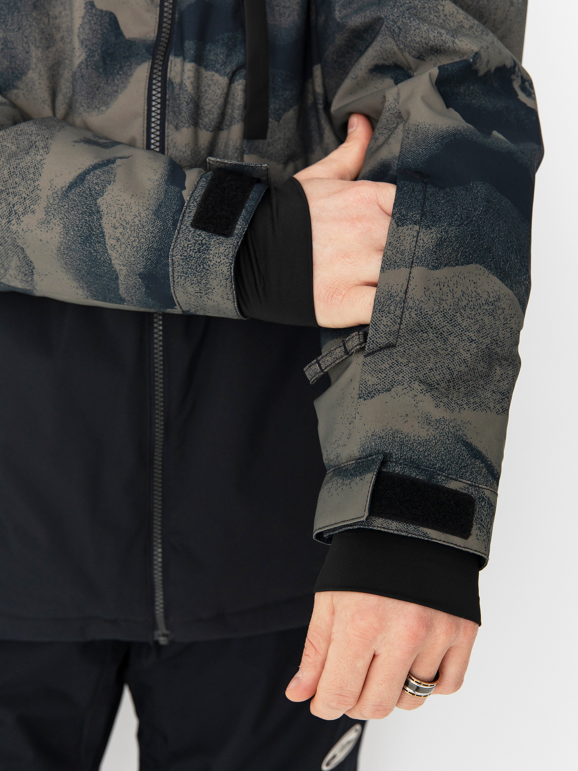 Męska Kurtka snowboardowa Quiksilver Mission Printed Block (mountain spray cante)