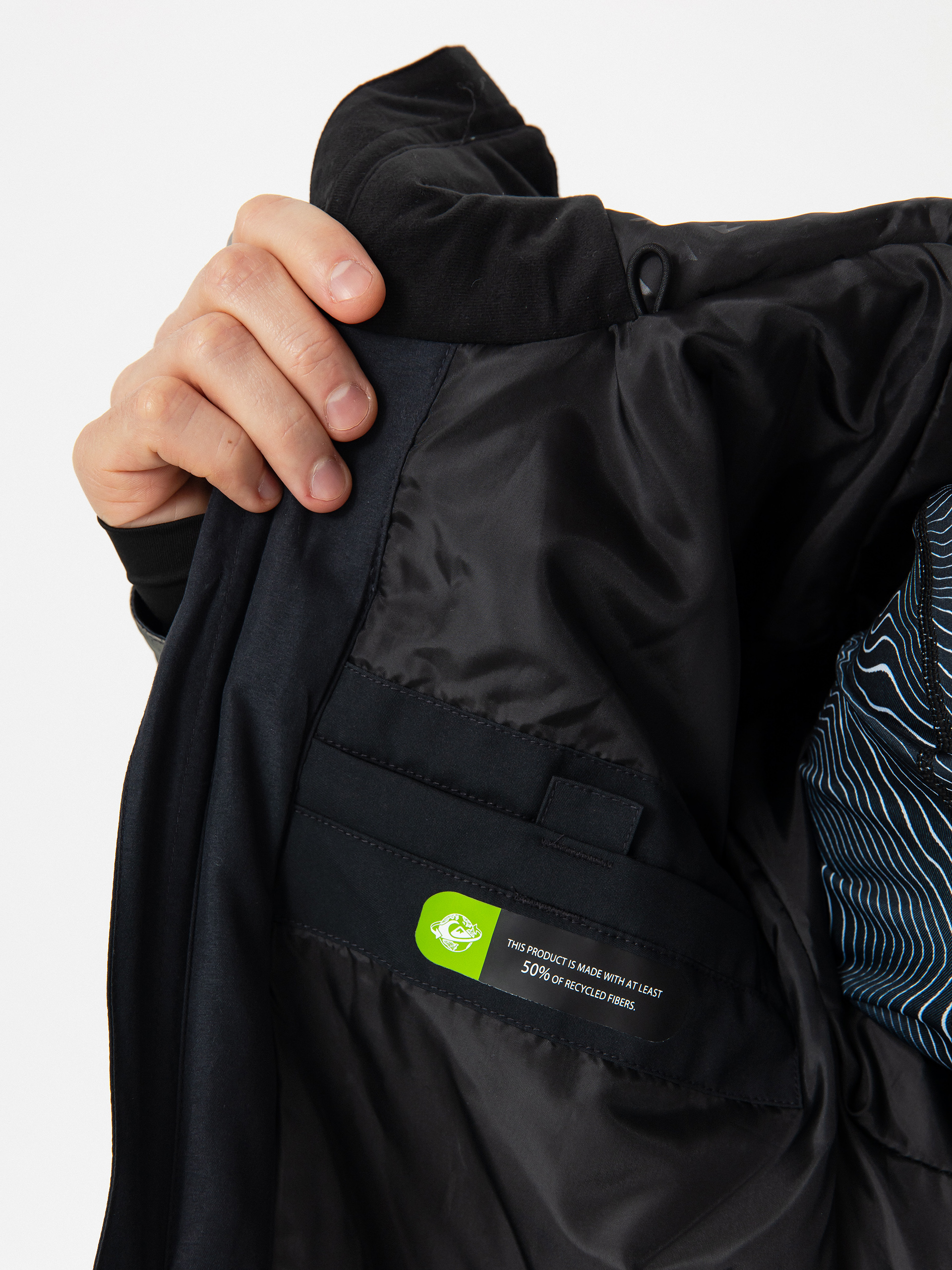 Męska Kurtka snowboardowa Quiksilver Mission Printed Block (mountain spray cante)