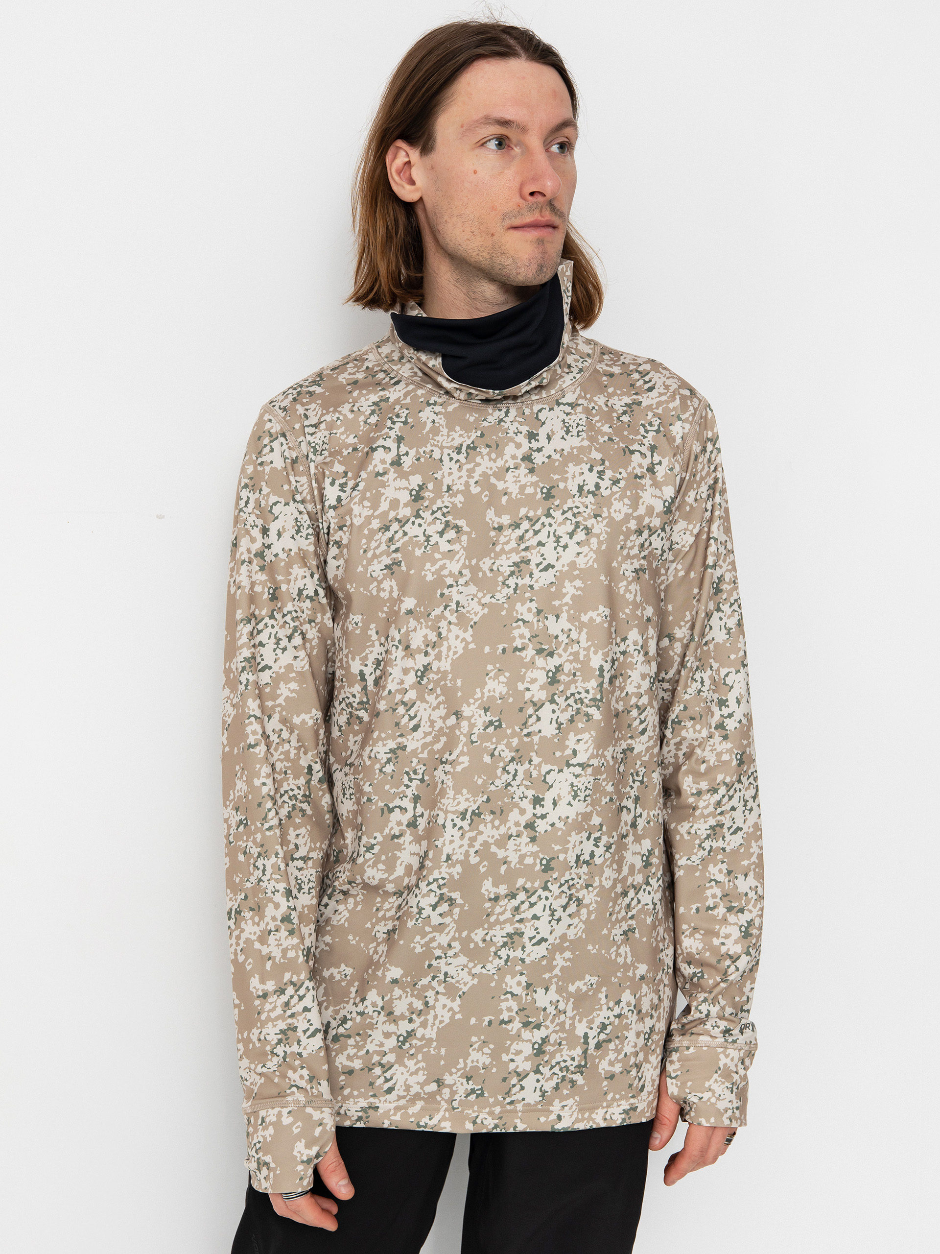 Longsleeve Burton Midweight Long Neck (snowfall camo)