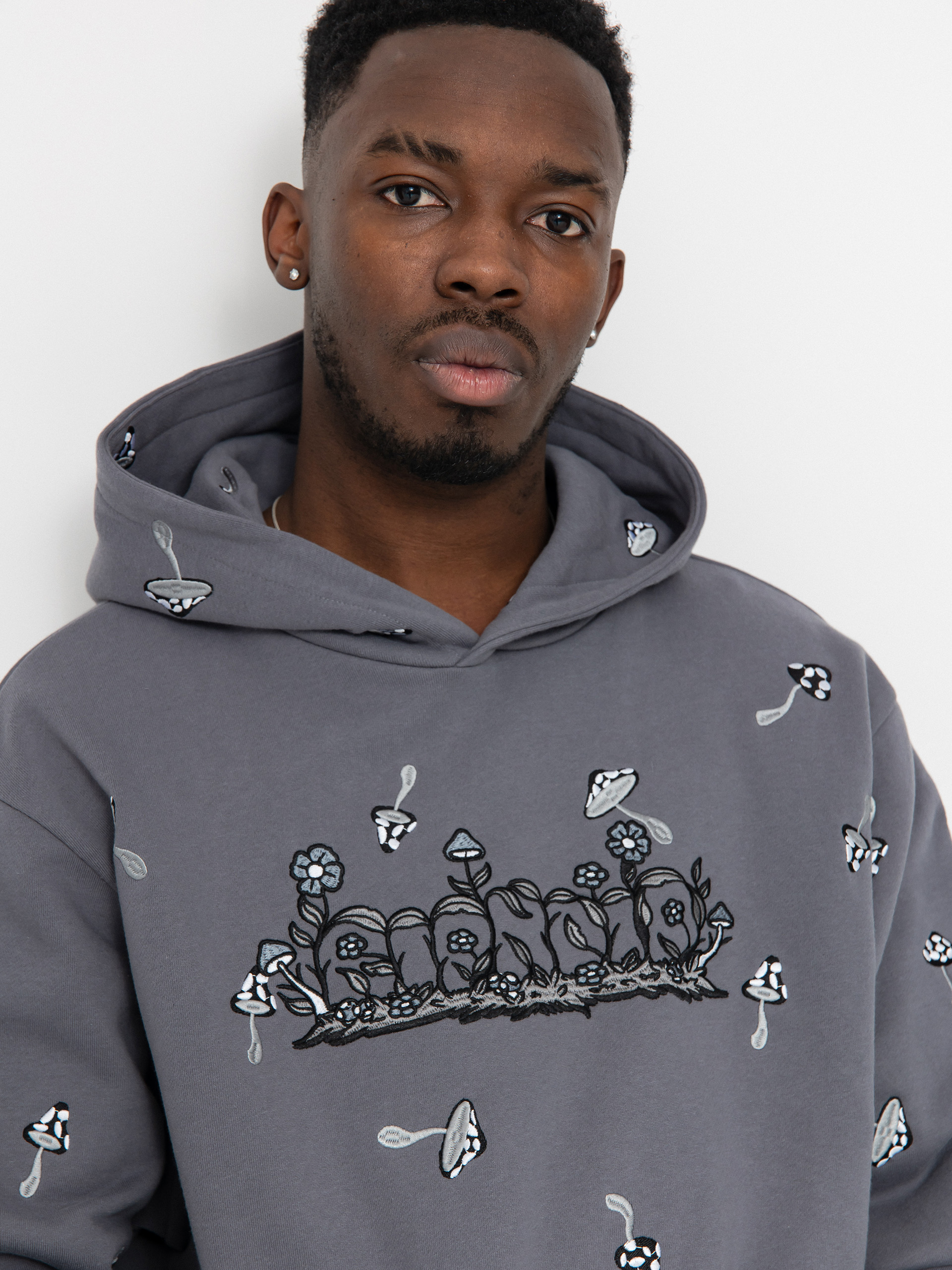 Bluza z kapturem RipNDip Field Euphoria HD (charcoal)