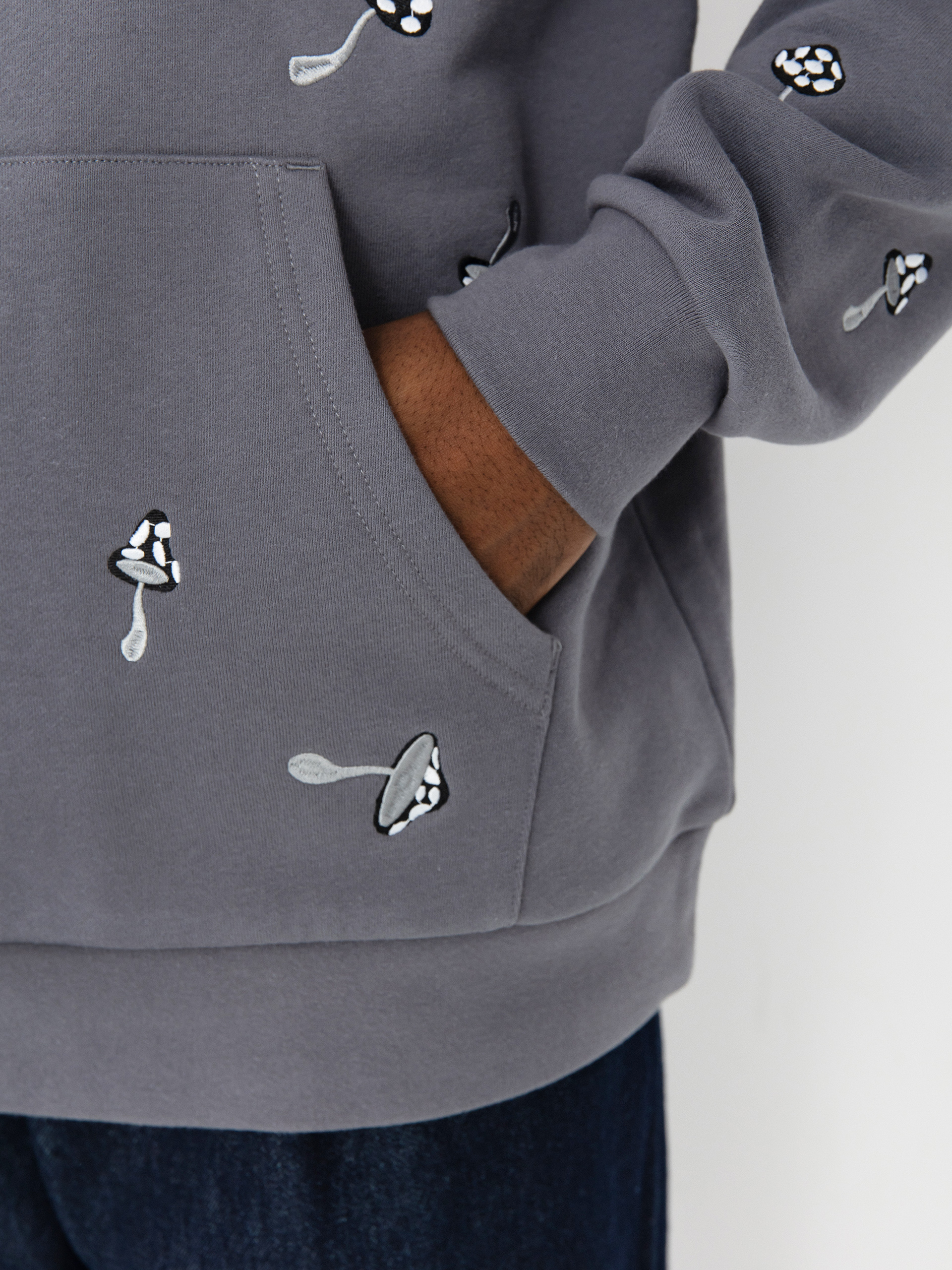 Bluza z kapturem RipNDip Field Euphoria HD (charcoal)