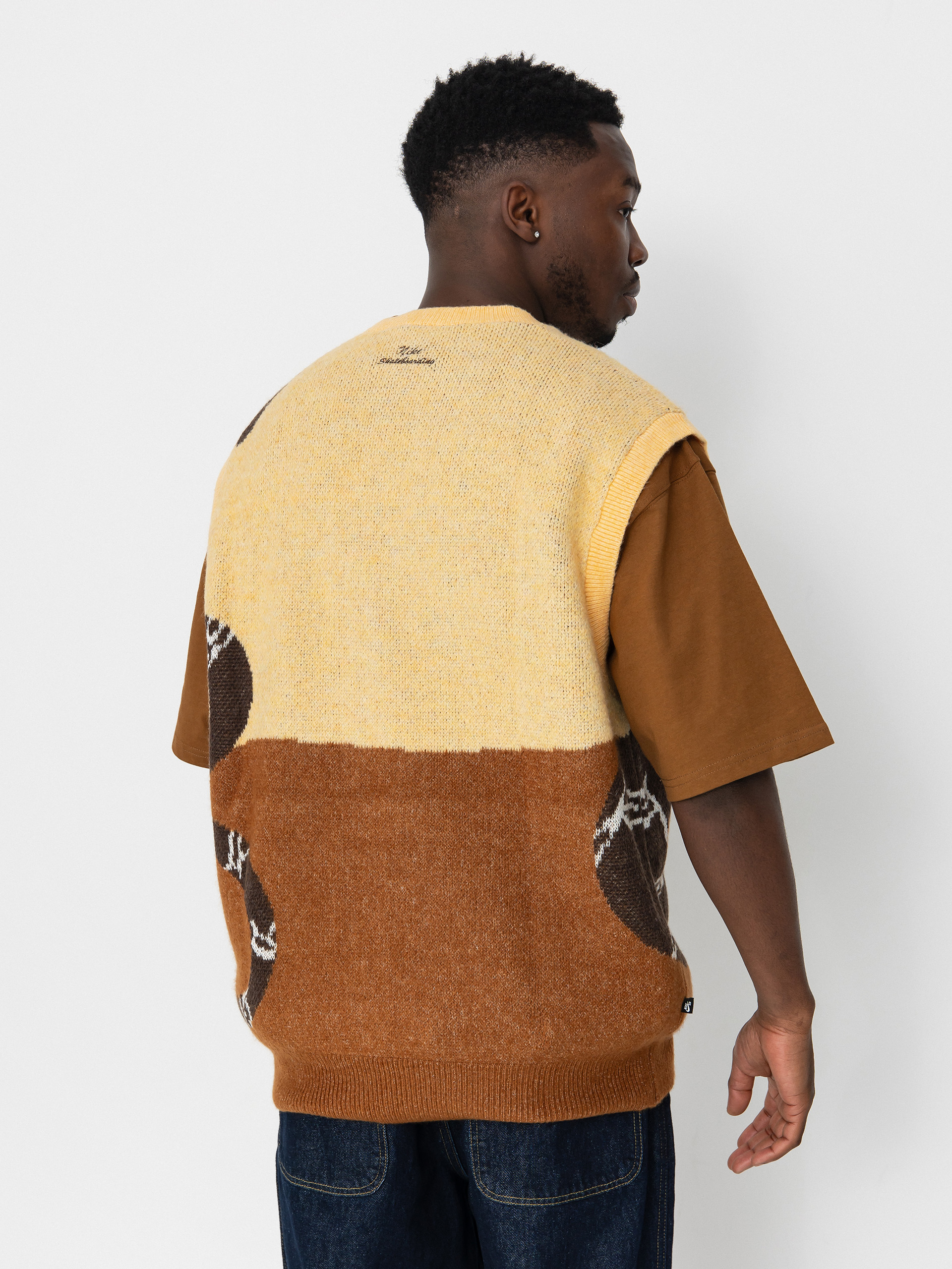 Kamizelka Nike SB SL Sweater Snake (celestial gold/lt british tan)