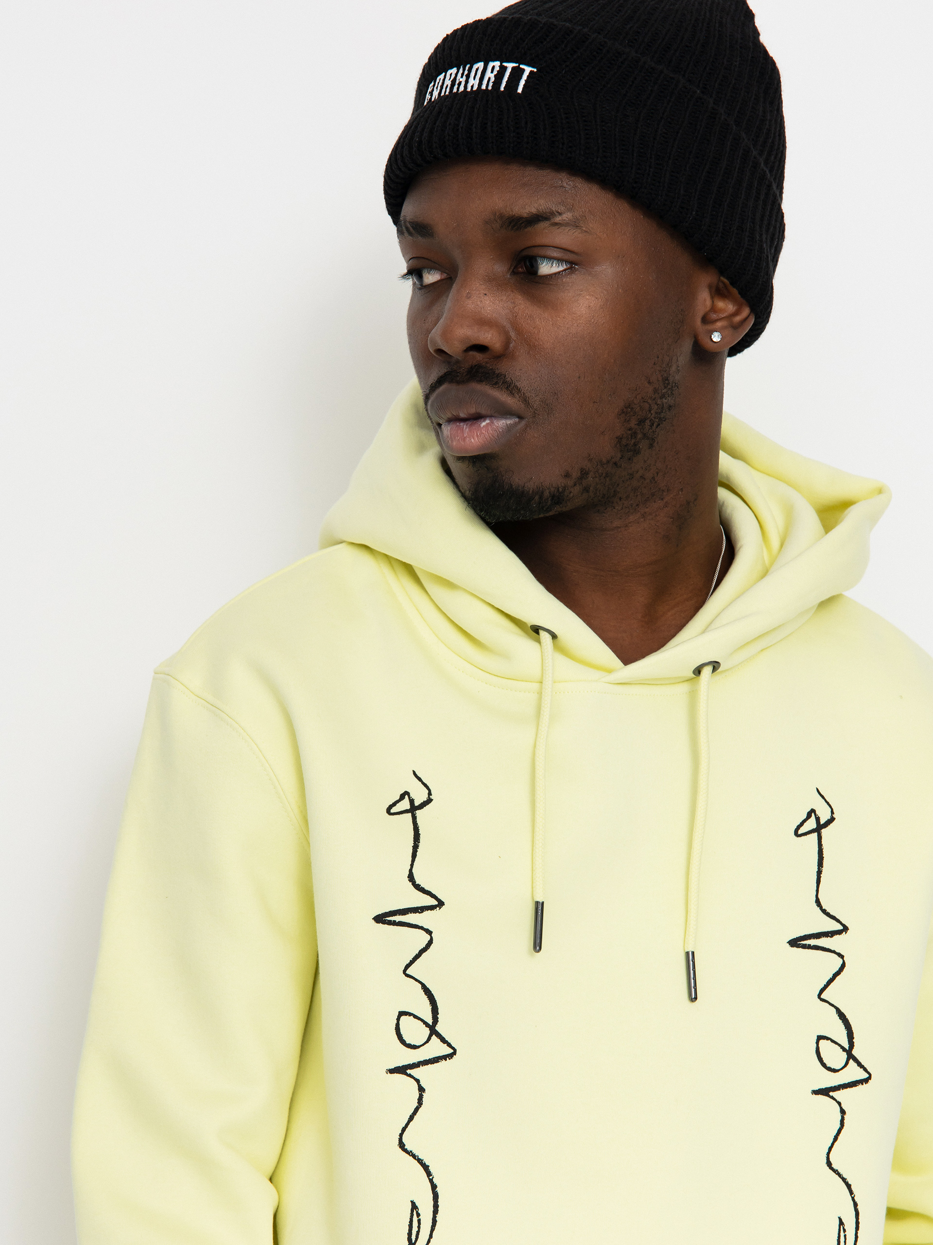 Bluza z kapturem Poetic Collective Crayon Chain HD (yellow)