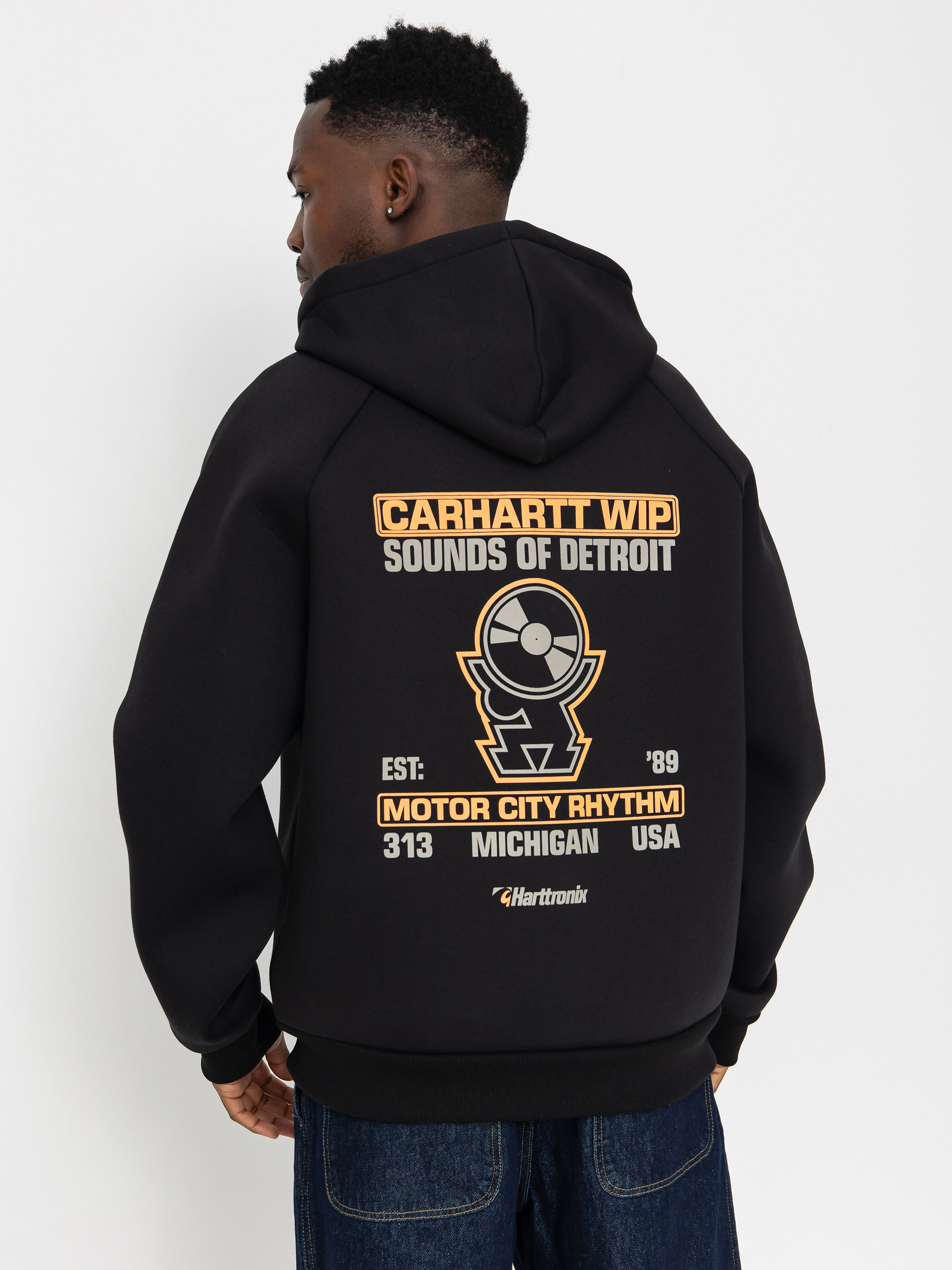 Kurtka Carhartt WIP Harttronix Car Lux (black/grey heather)