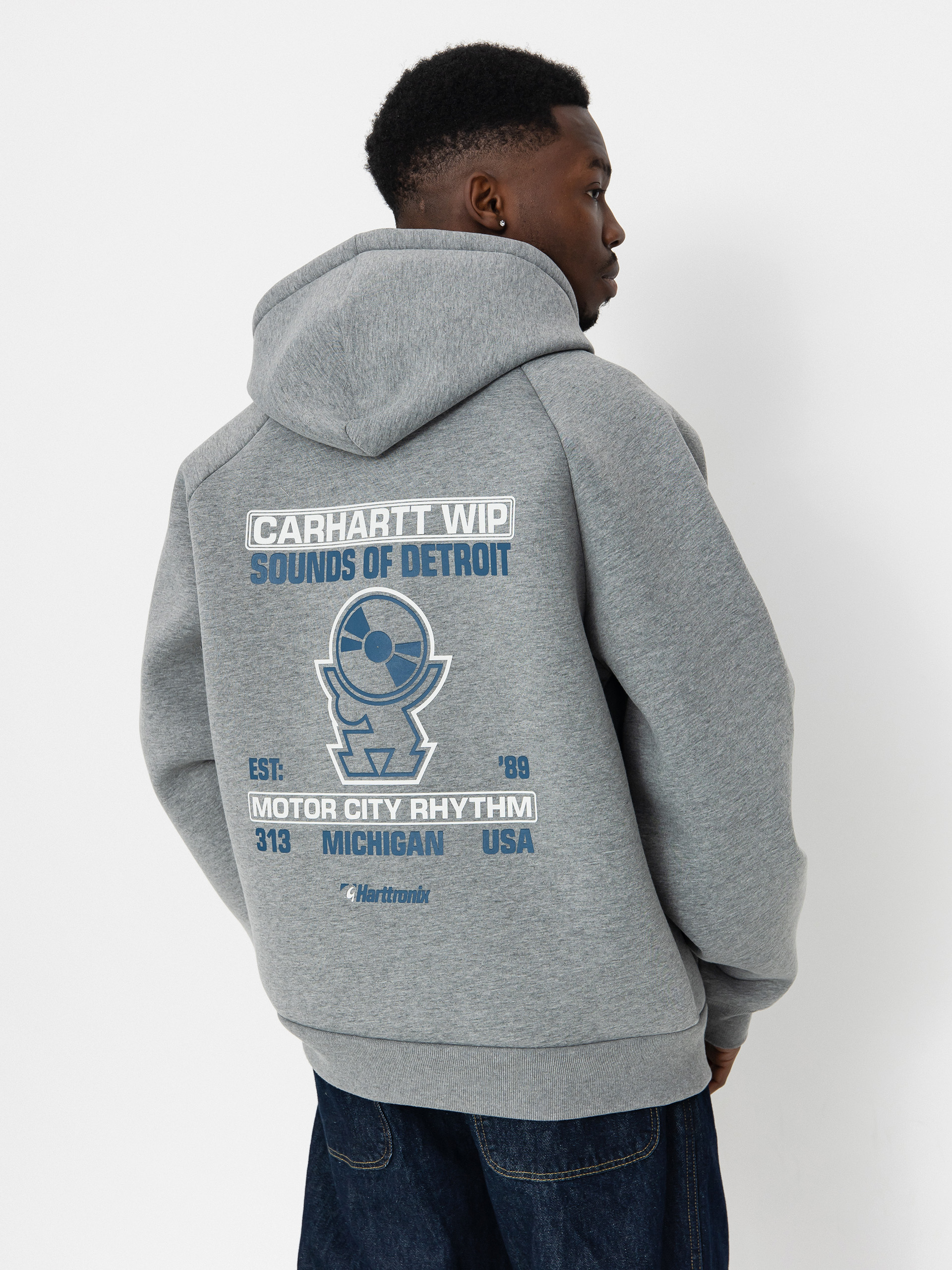 Kurtka Carhartt WIP Harttronix Car Lux - szary (dark grey