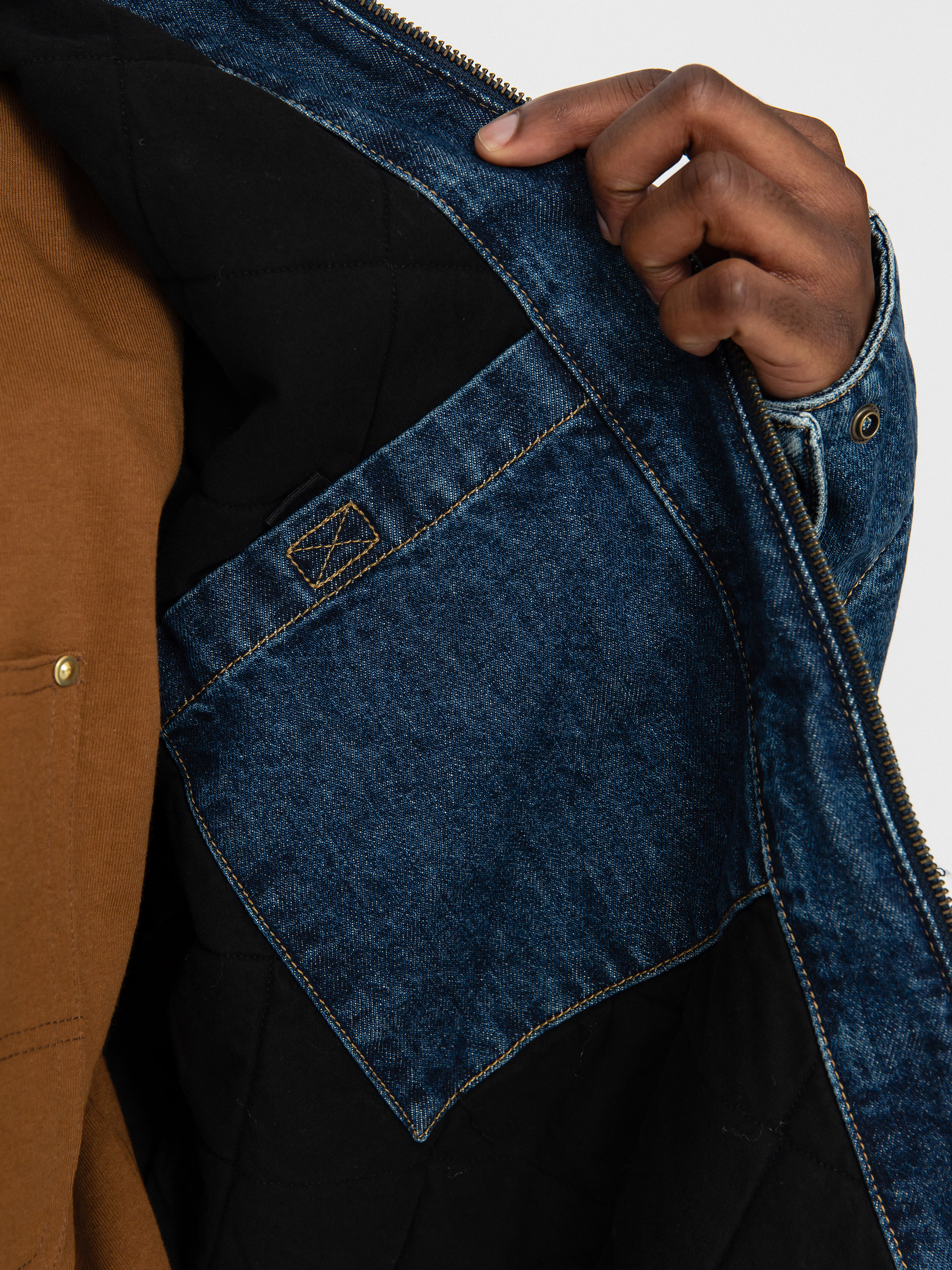 Kurtka Carhartt WIP OG Detroit (blue/dusty h brown)