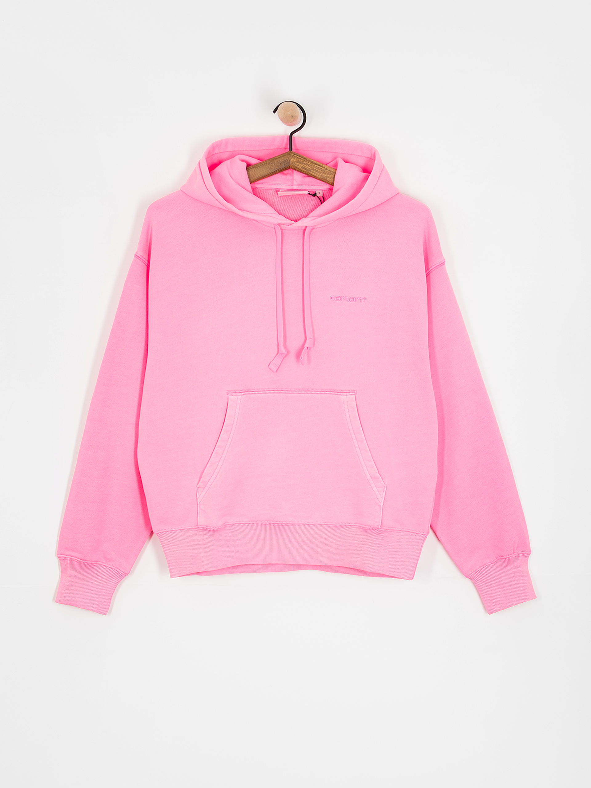 Bluza z kapturem Carhartt WIP Lumo HD Wmn (lumo pink)