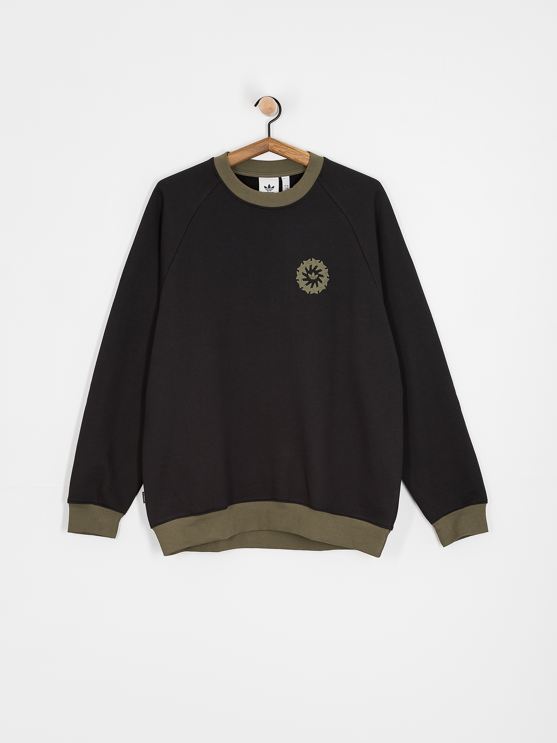 Bluza adidas Star Wheel Crew (black/olistr)