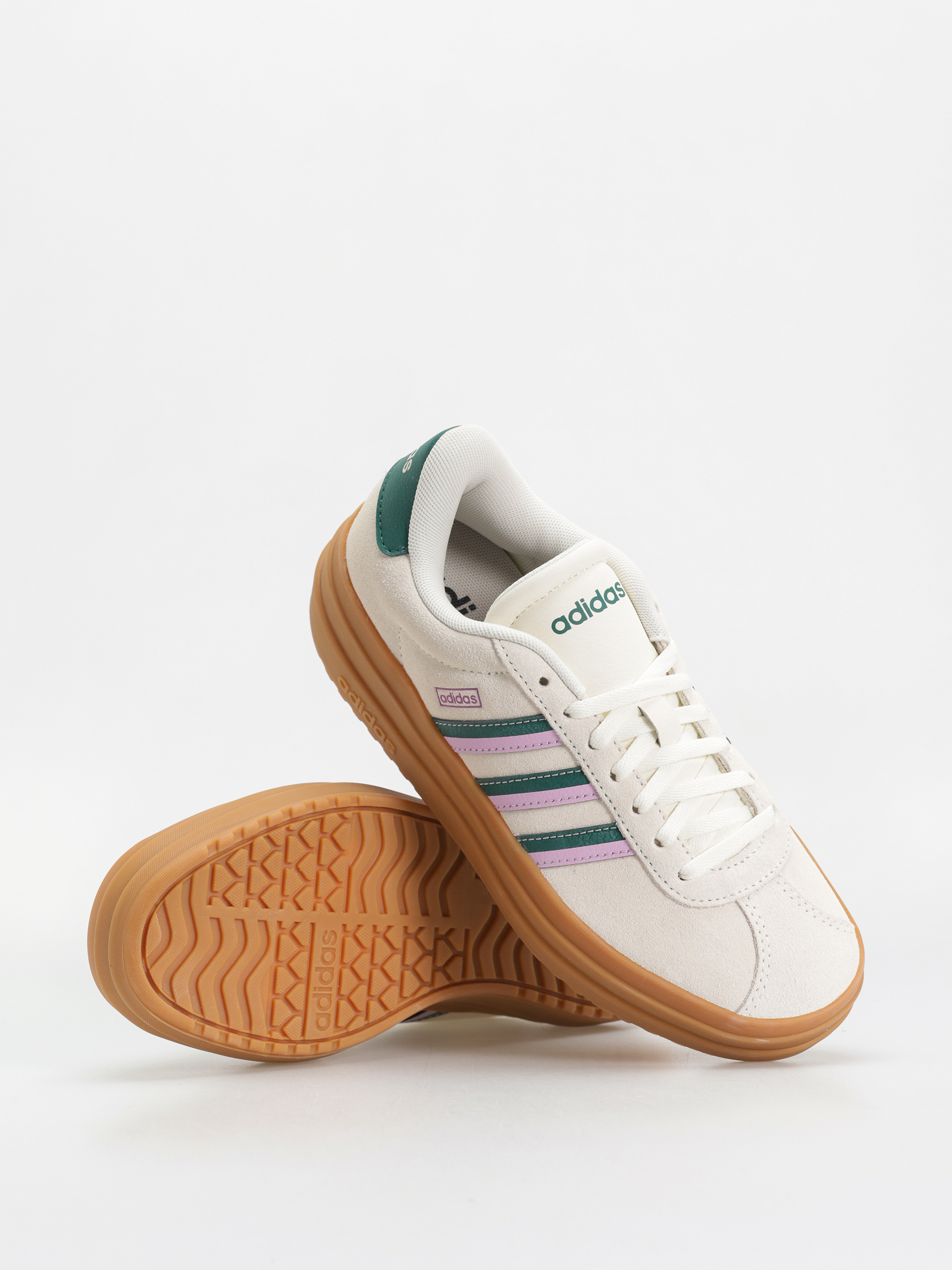 Buty adidas Vl Court Bold Wmn (owhite/cgreen/blilil)