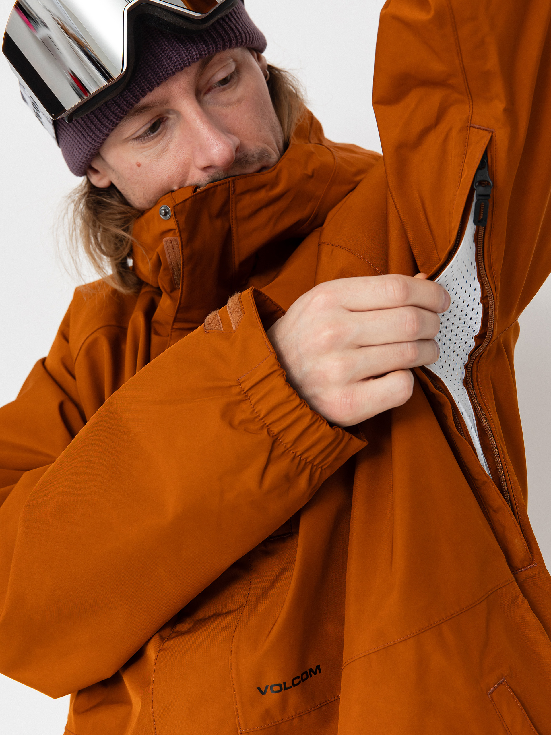 Męska Kurtka snowboardowa Volcom Dua Ins Gore (caramel)