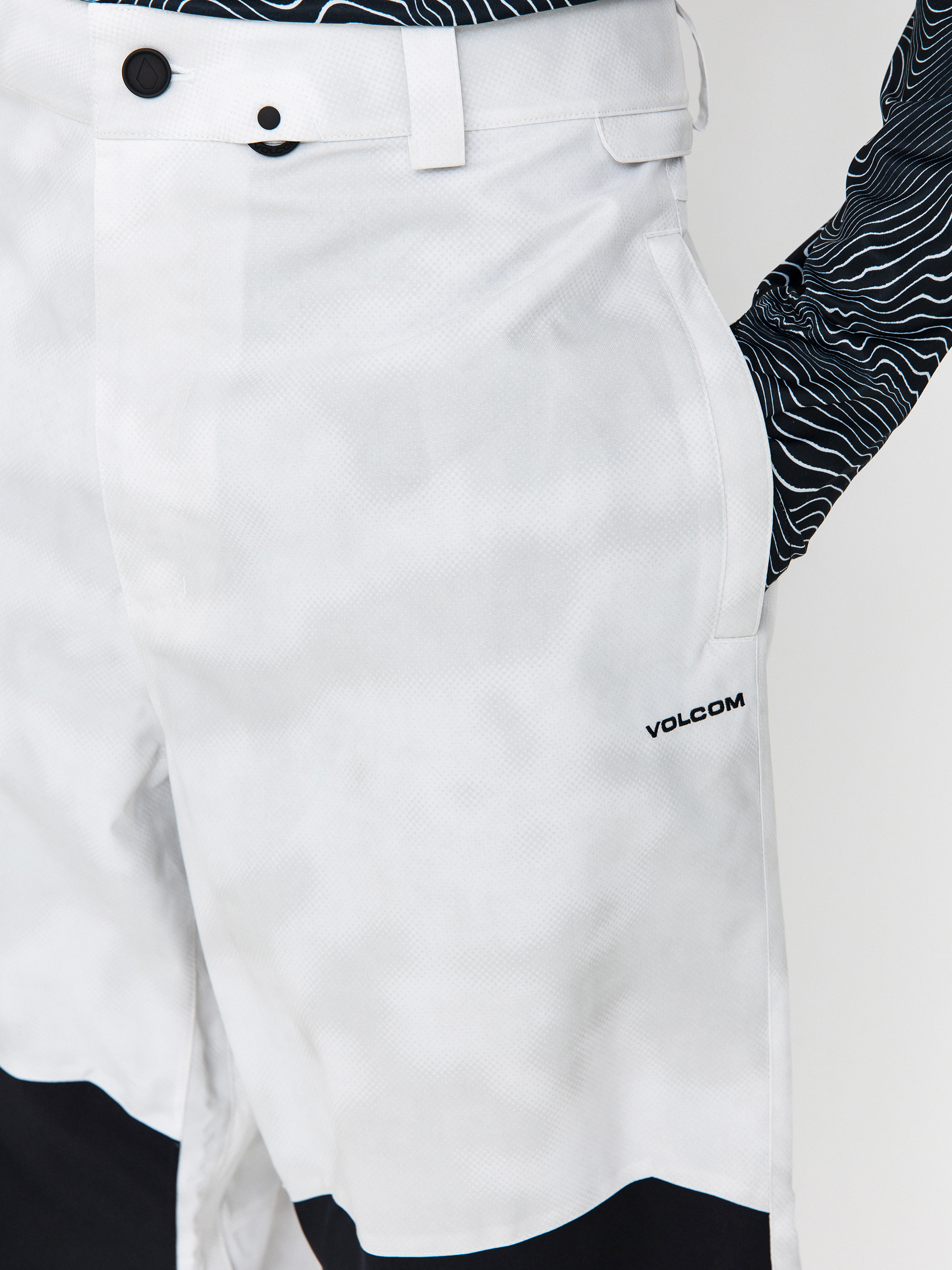 Męskie Spodnie snowboardowe Volcom Snow Billow (white camo)
