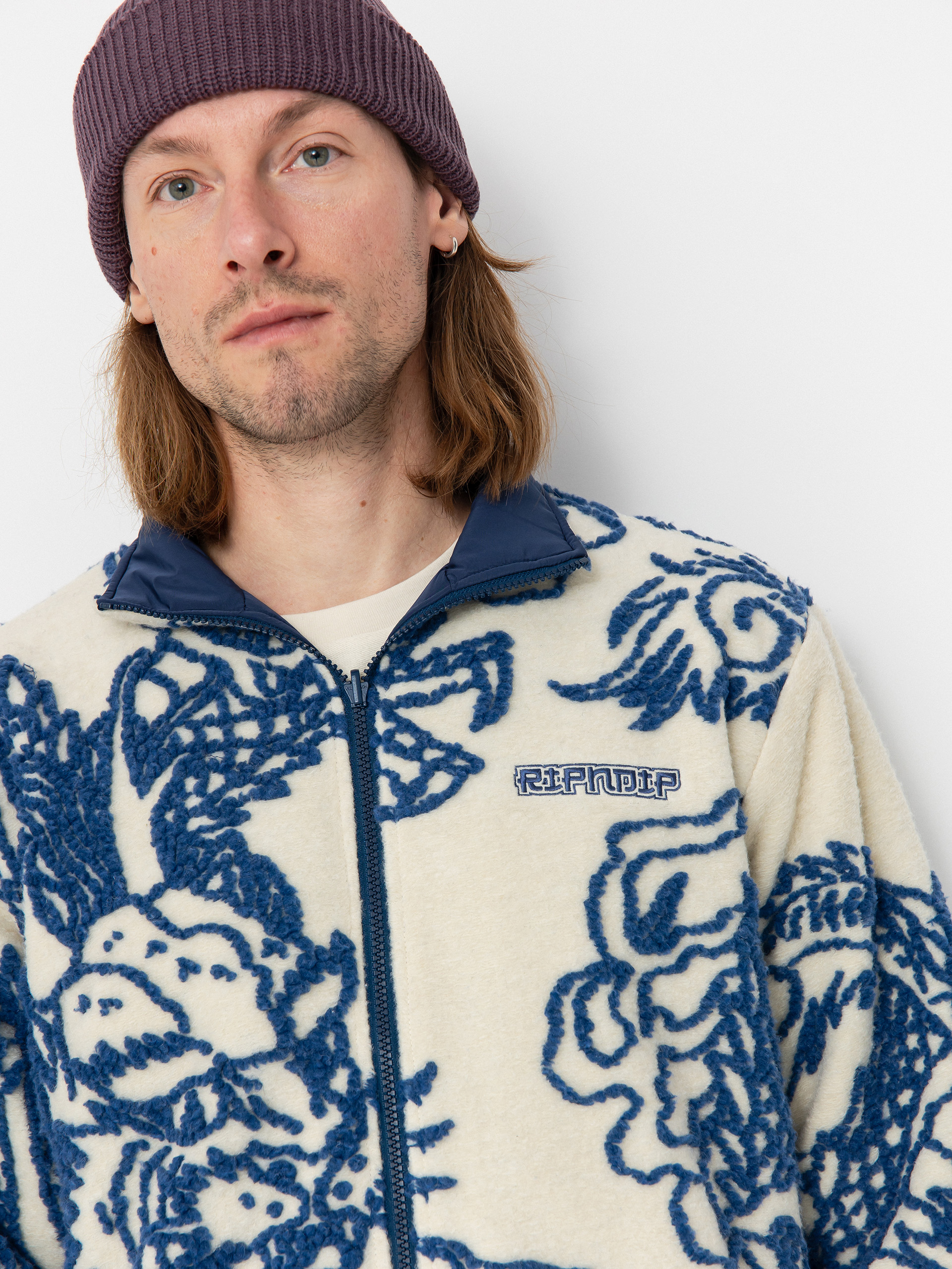 Kurtka RipNDip Haku Reversible (off white/navy)