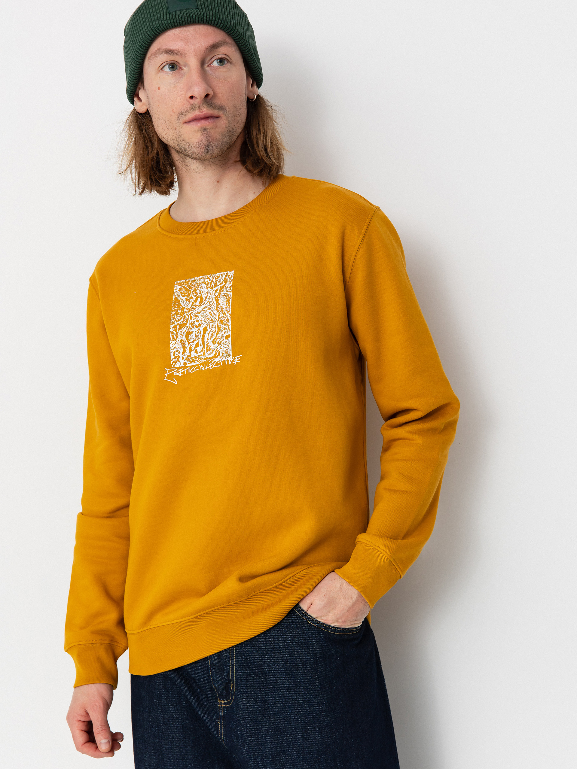 Bluza Poetic Collective Angel Crewneck (orange)