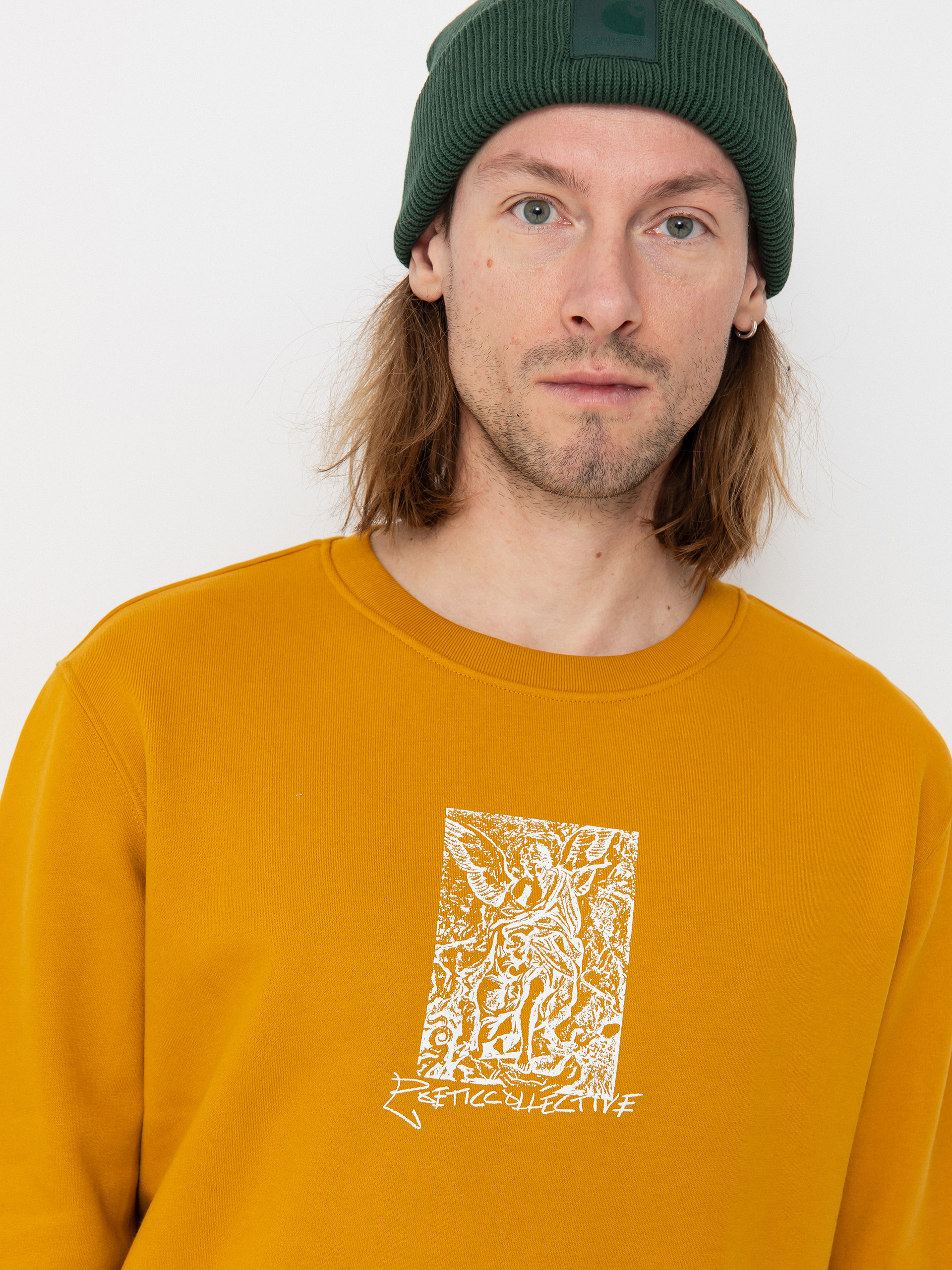 Bluza Poetic Collective Angel Crewneck (orange)