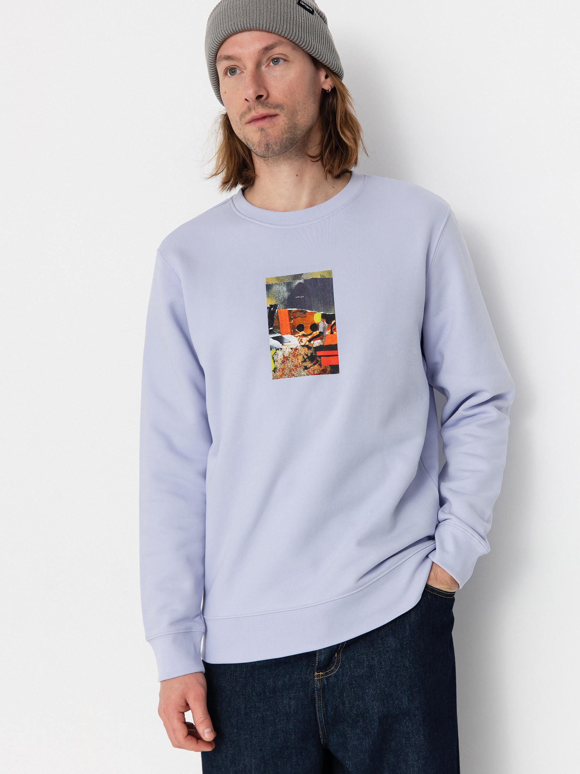 Bluza Poetic Collective Good Luck Crewneck (purple)