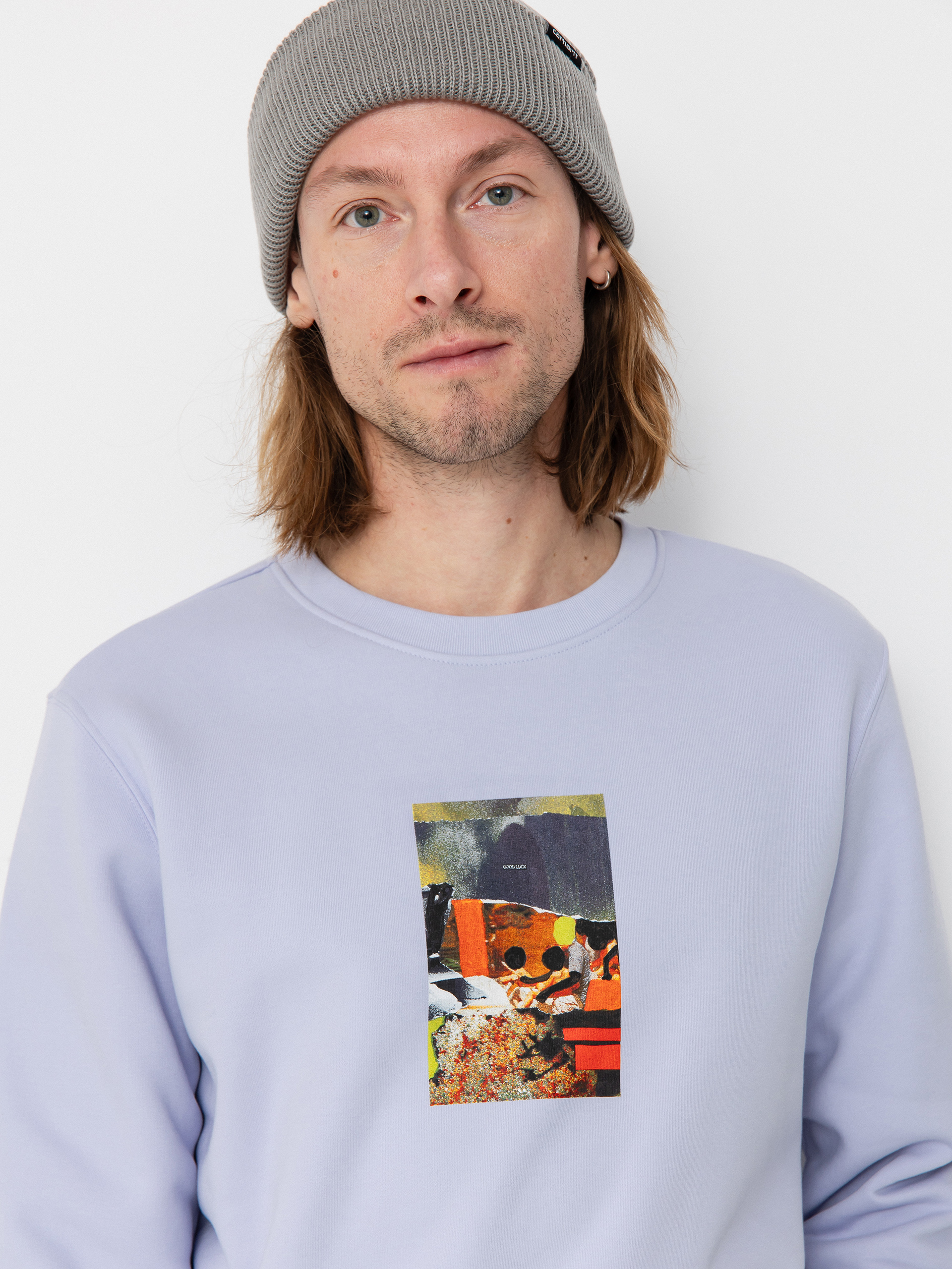 Bluza Poetic Collective Good Luck Crewneck (purple)