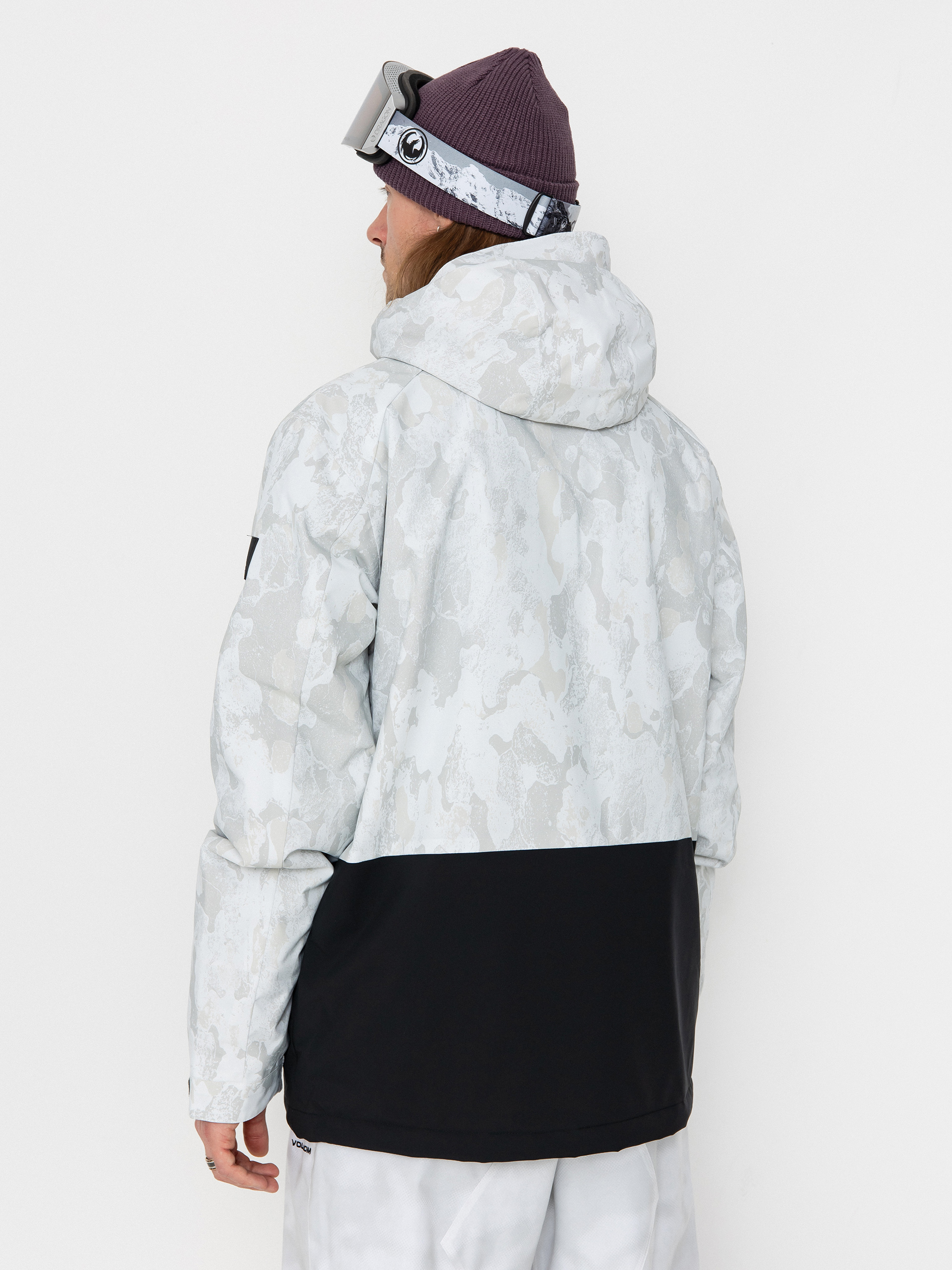 Męska Kurtka snowboardowa Quiksilver Mission Printed Block (nature zoom birch)