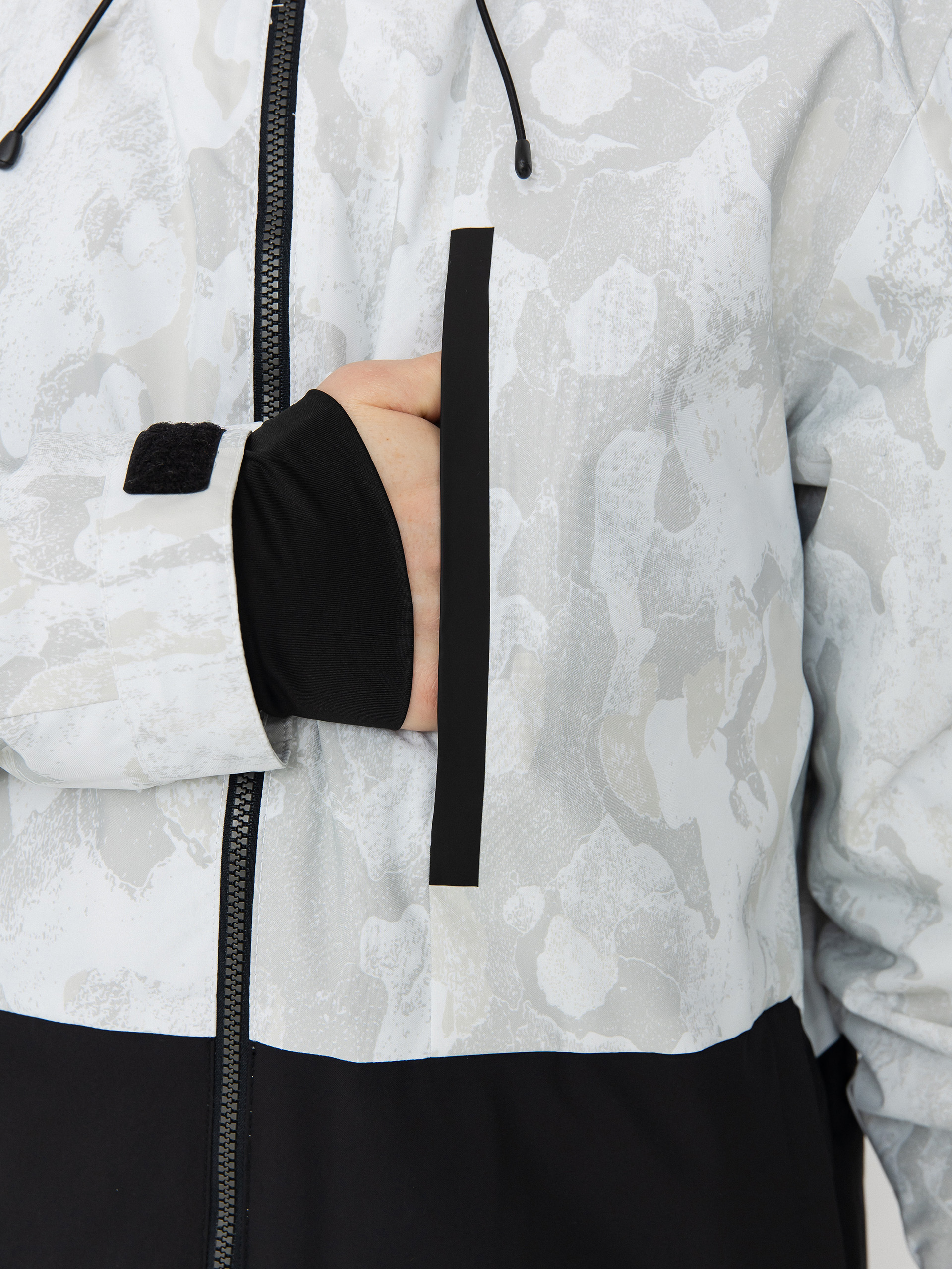 Męska Kurtka snowboardowa Quiksilver Mission Printed Block (nature zoom birch)