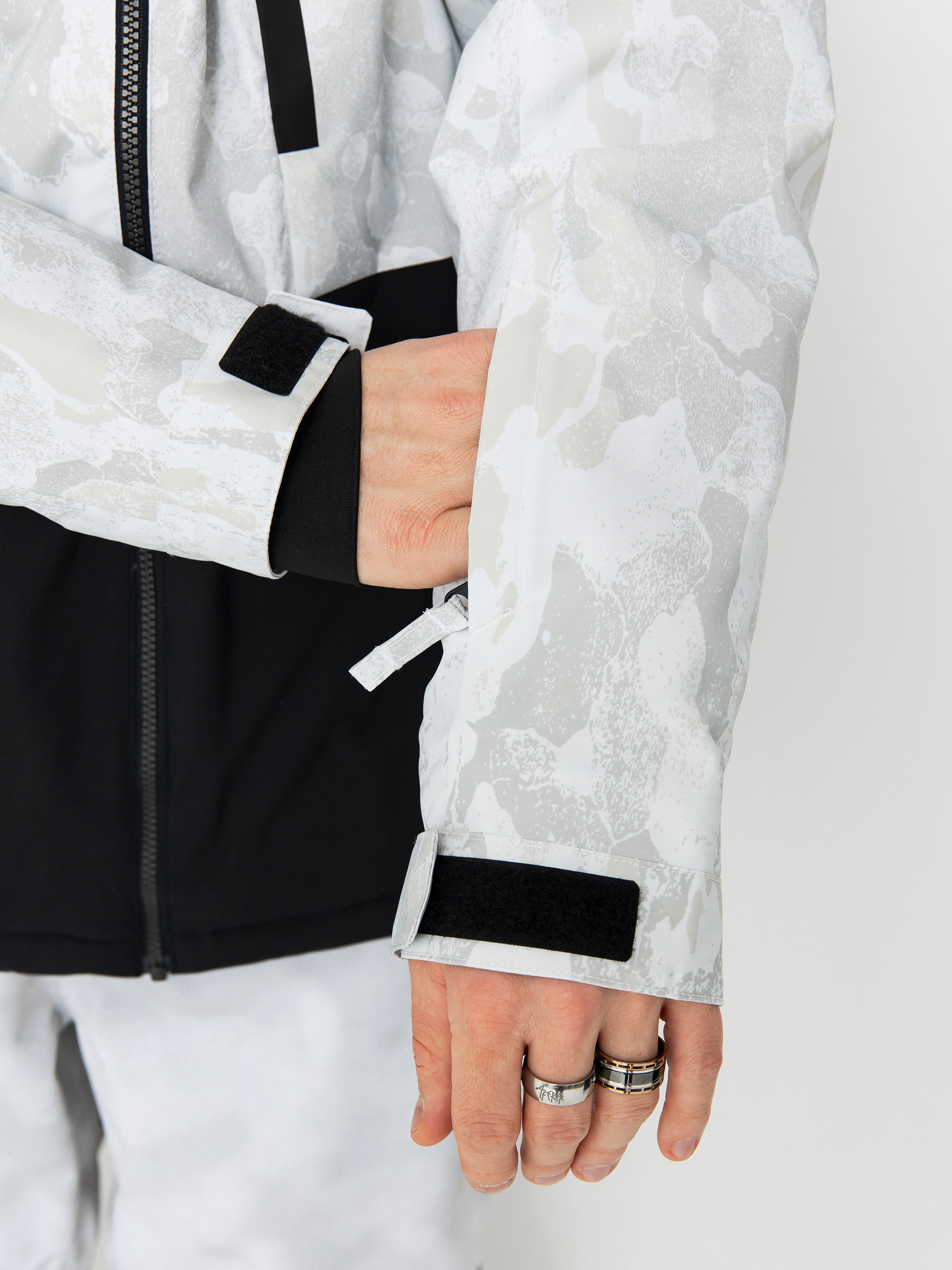 Męska Kurtka snowboardowa Quiksilver Mission Printed Block (nature zoom birch)