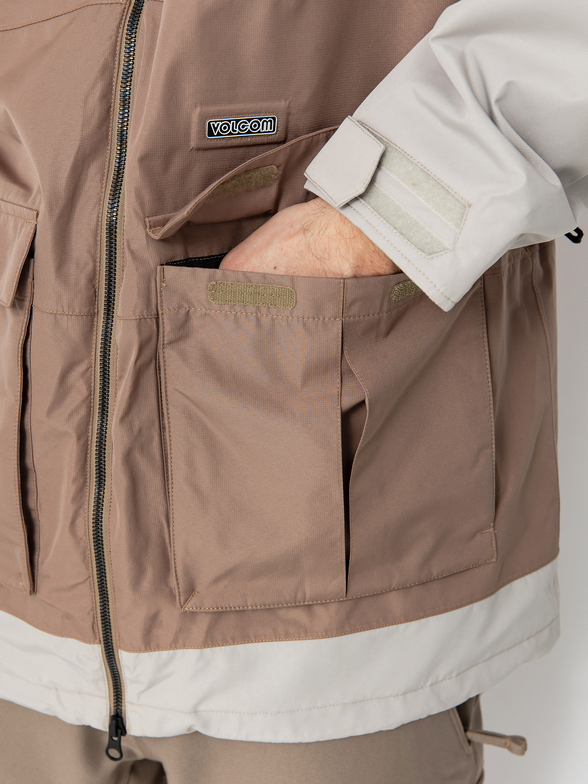 Męska Kurtka snowboardowa Volcom Nightbreaker 20K (chestnut brown)