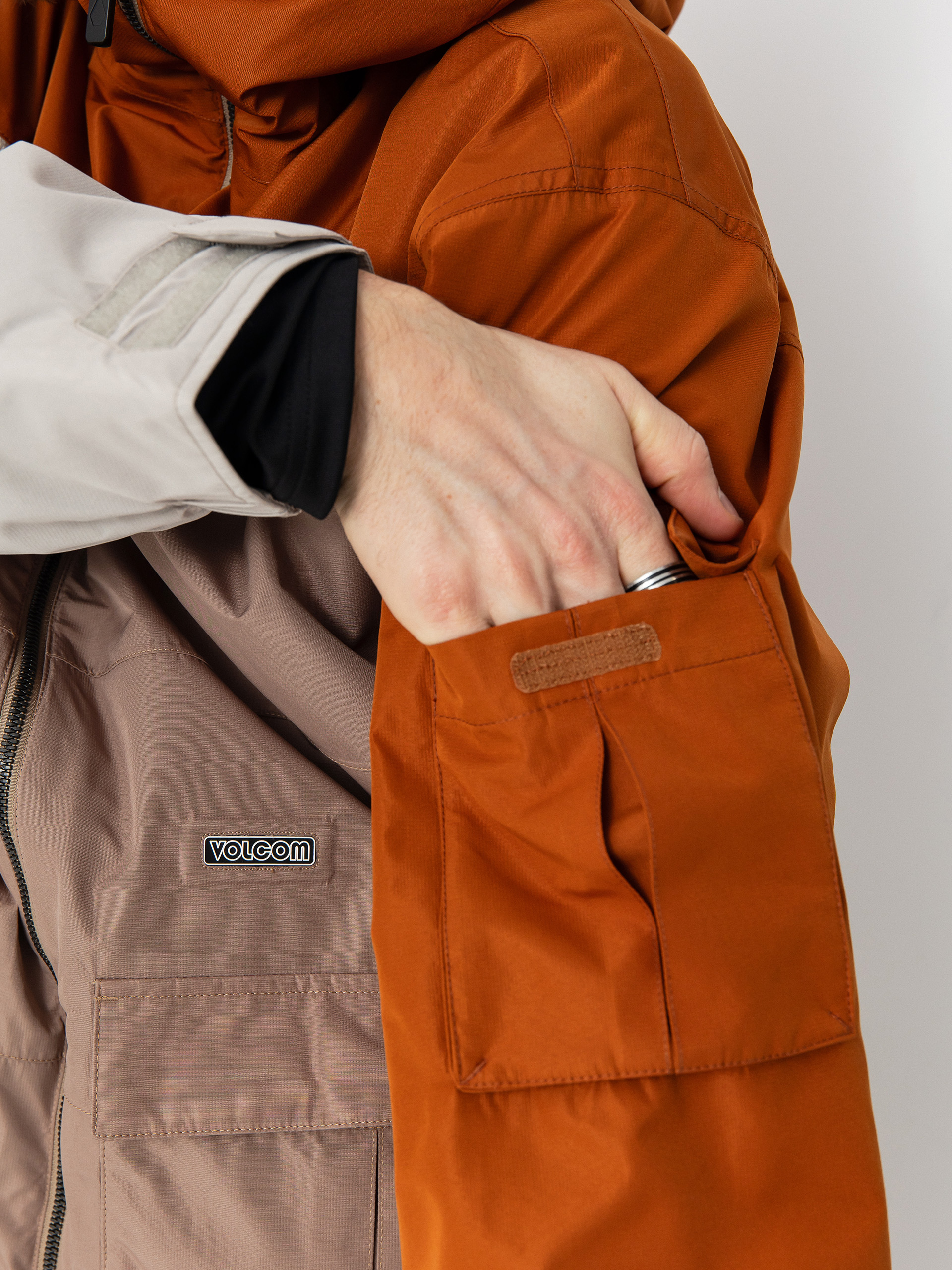 Męska Kurtka snowboardowa Volcom Nightbreaker 20K (chestnut brown)
