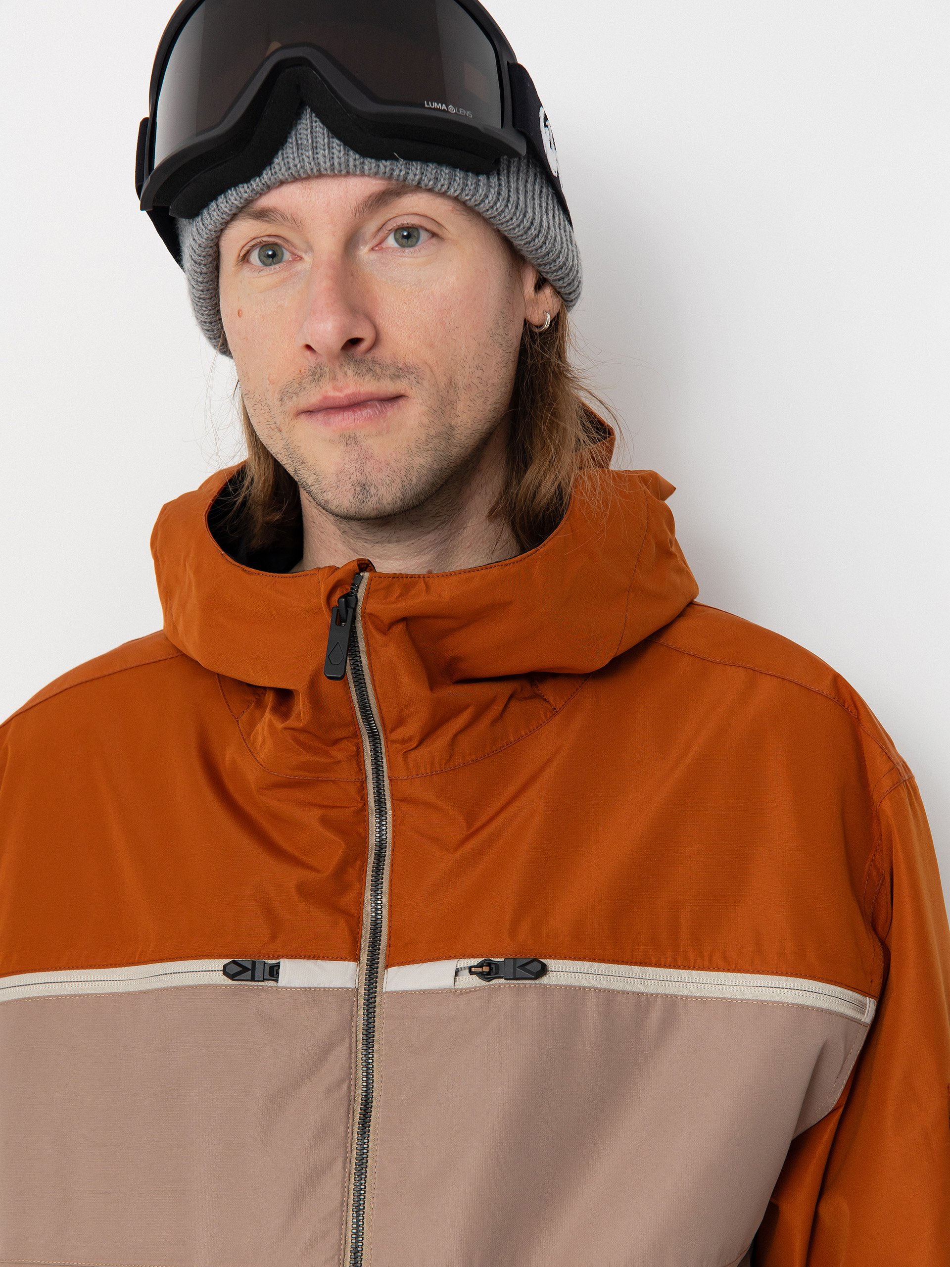 Męska Kurtka snowboardowa Volcom Nightbreaker 20K (chestnut brown)