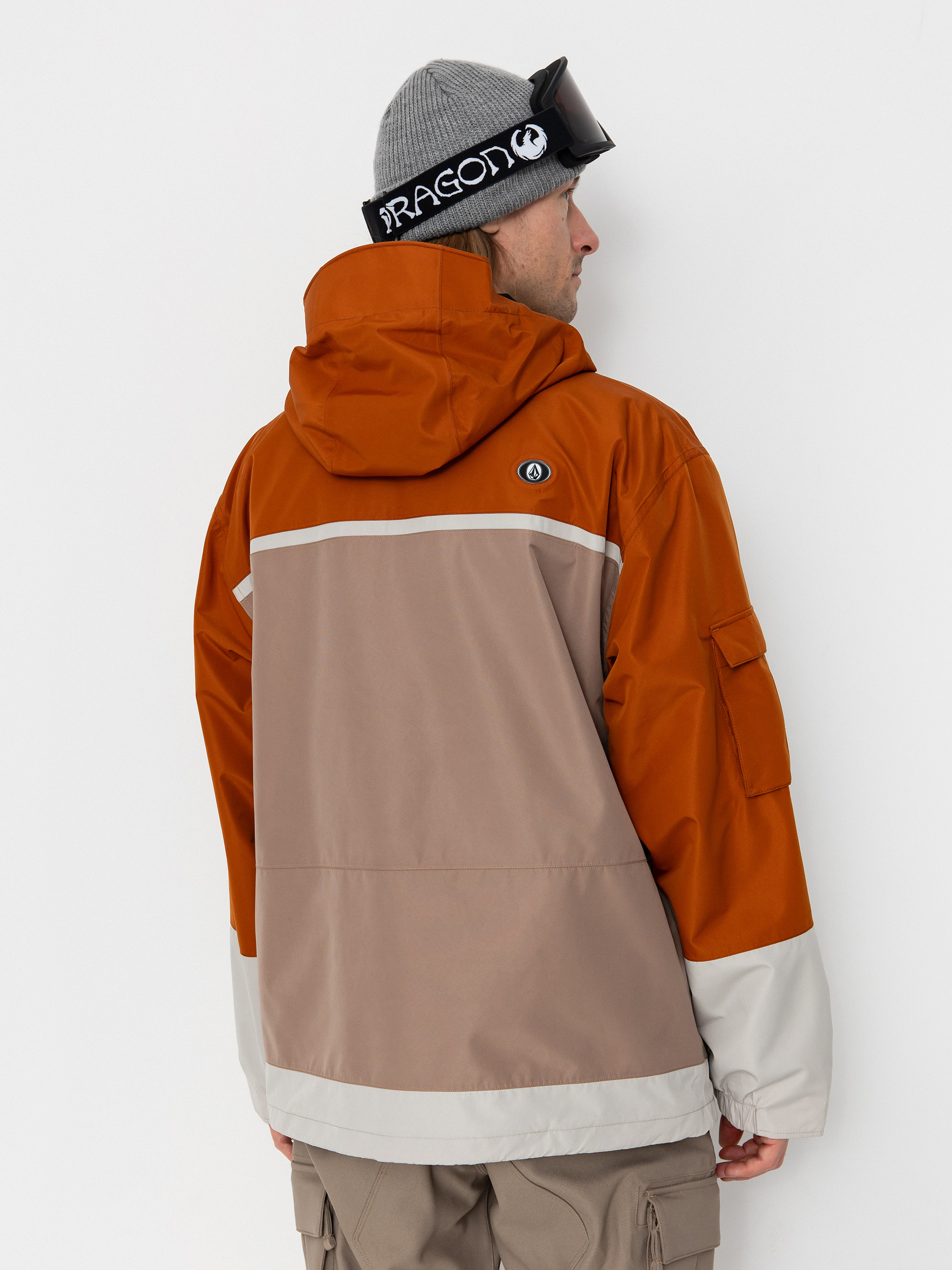 Męska Kurtka snowboardowa Volcom Nightbreaker 20K (chestnut brown)