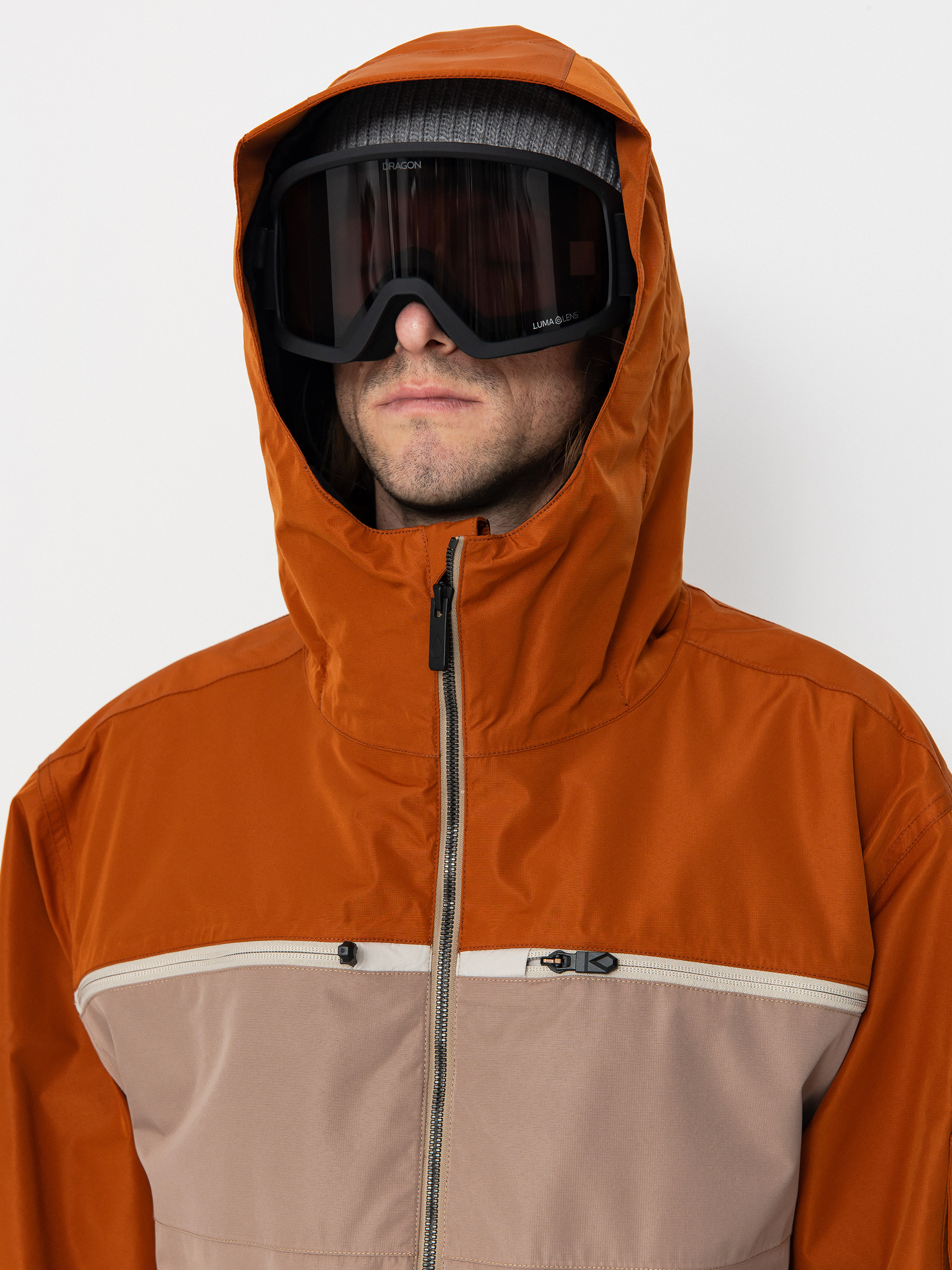 Męska Kurtka snowboardowa Volcom Nightbreaker 20K (chestnut brown)