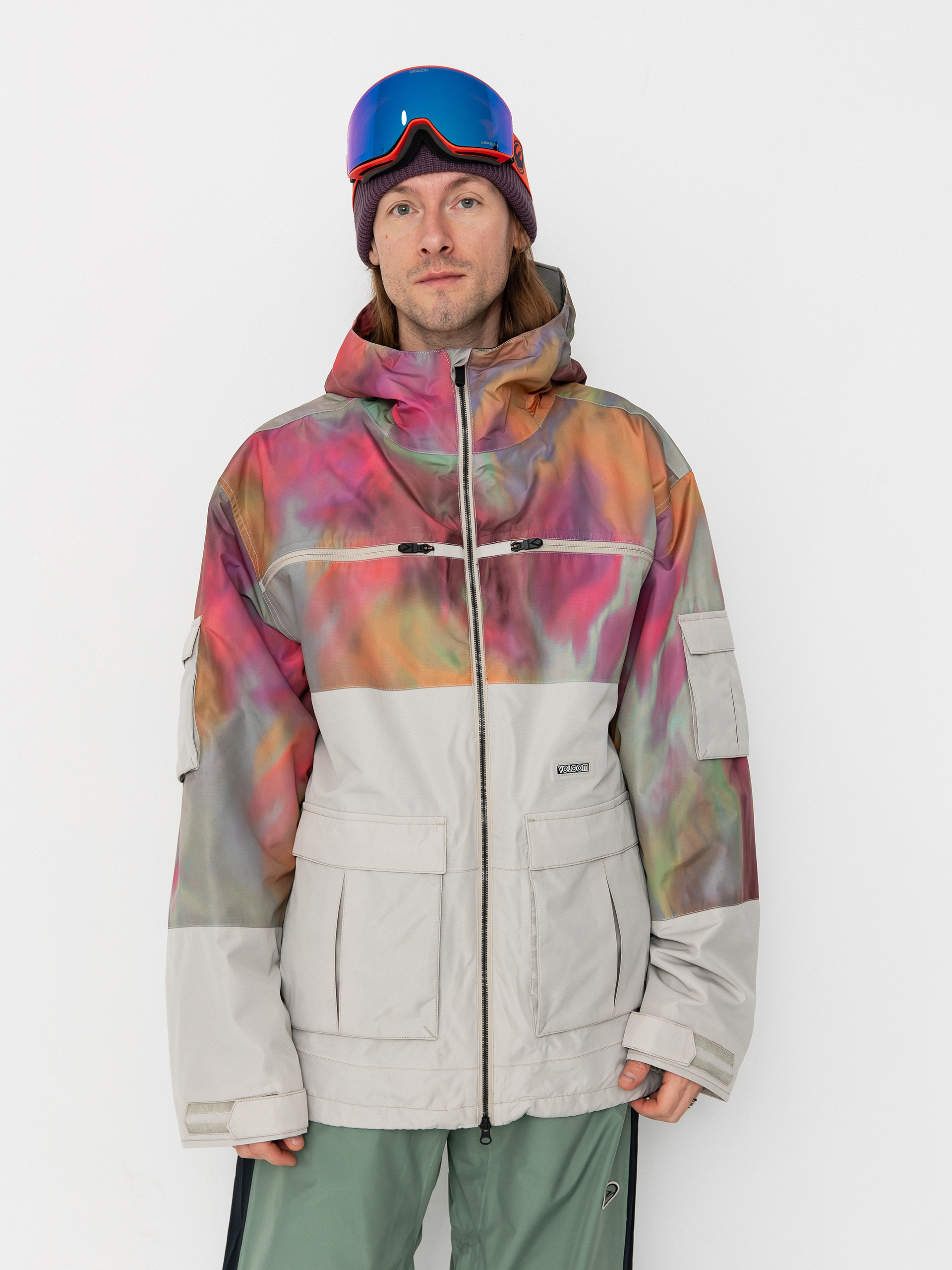 Kurtka snowboardowa Volcom Nightbreaker 20K (grey)