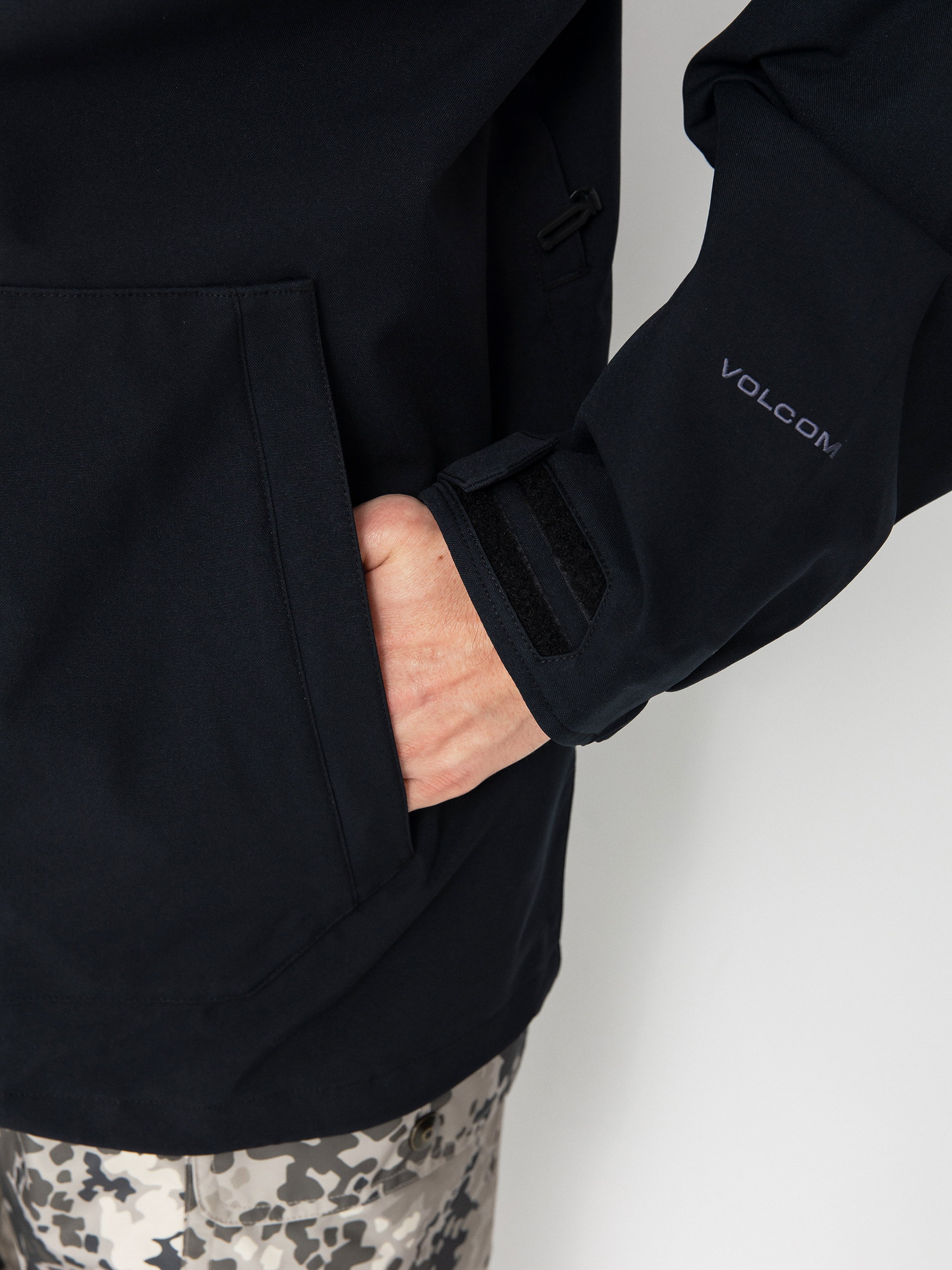 Męska Kurtka snowboardowa Volcom Brighton Full Zip (black)