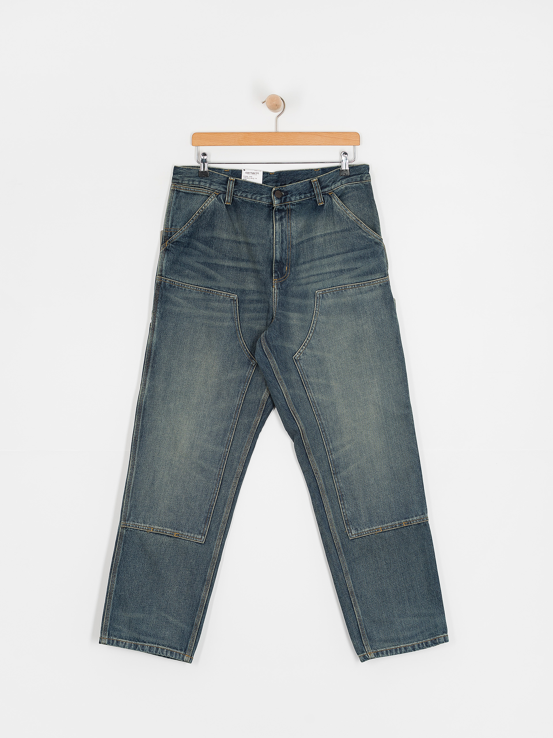 Spodnie Carhartt WIP Double Knee (blue)