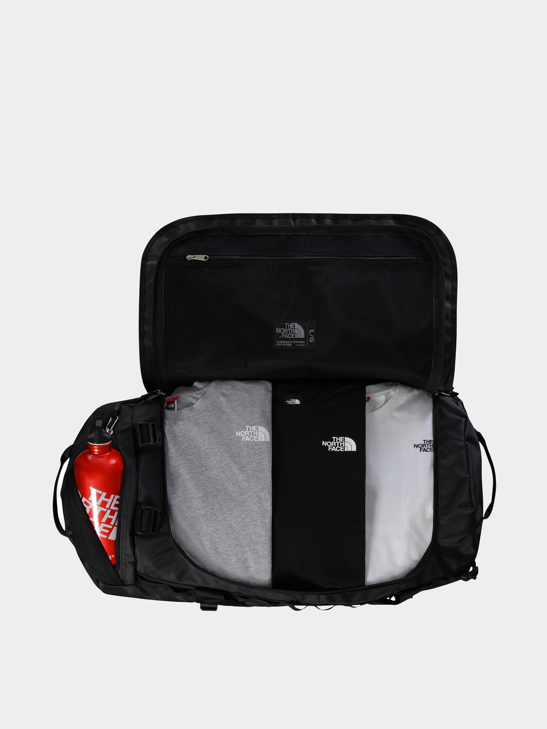 Torba The North Face Base Camp Duffel L (tnf black tnf white npf)