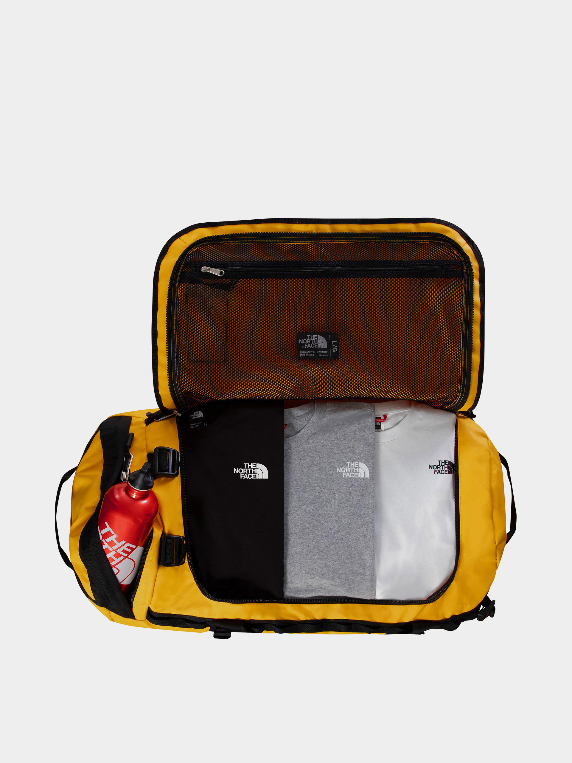 Torba The North Face Base Camp Duffel L (summit gold/tnf black n)