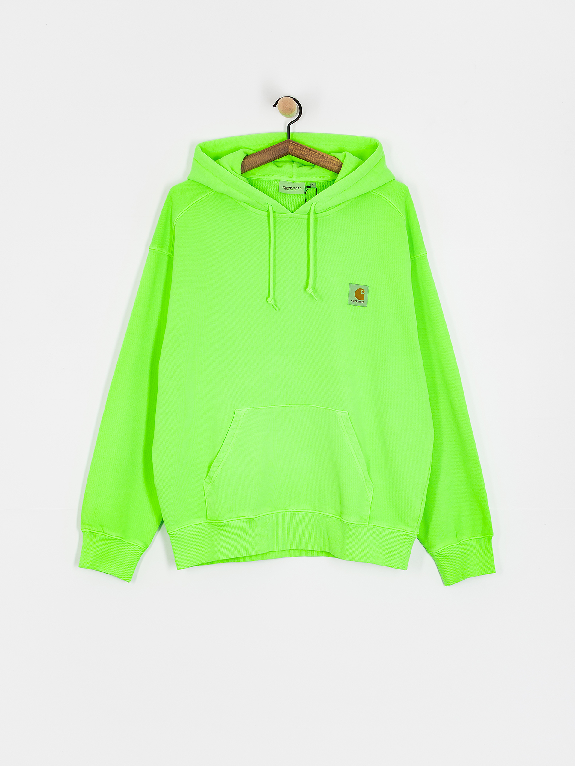 Bluza z kapturem Carhartt WIP Industry HD (lumo green)