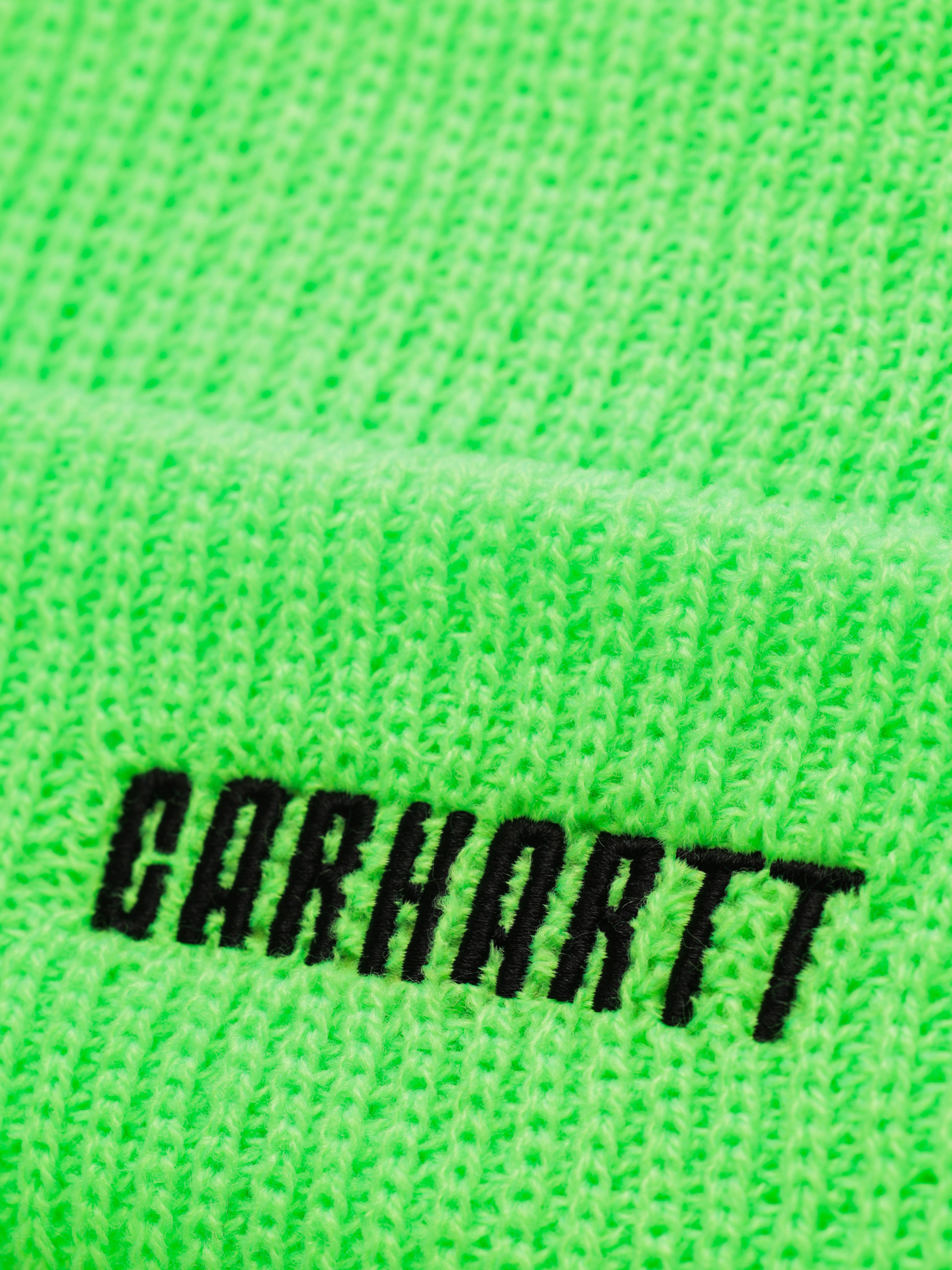 Czapka zimowa Carhartt WIP Industry (lumo green/black)