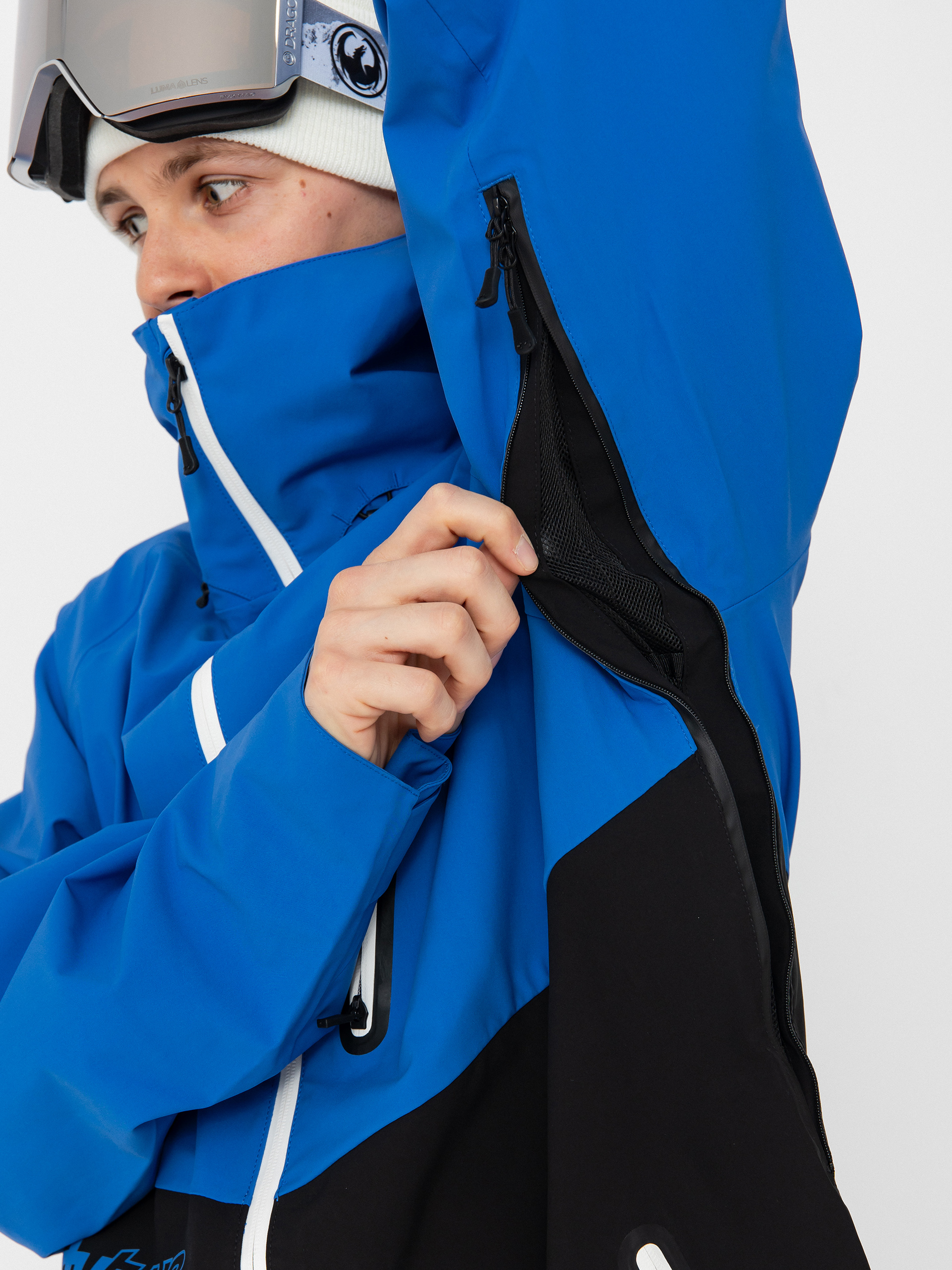 Męska Kurtka snowboardowa ThirtyTwo Grasser (black/blue)
