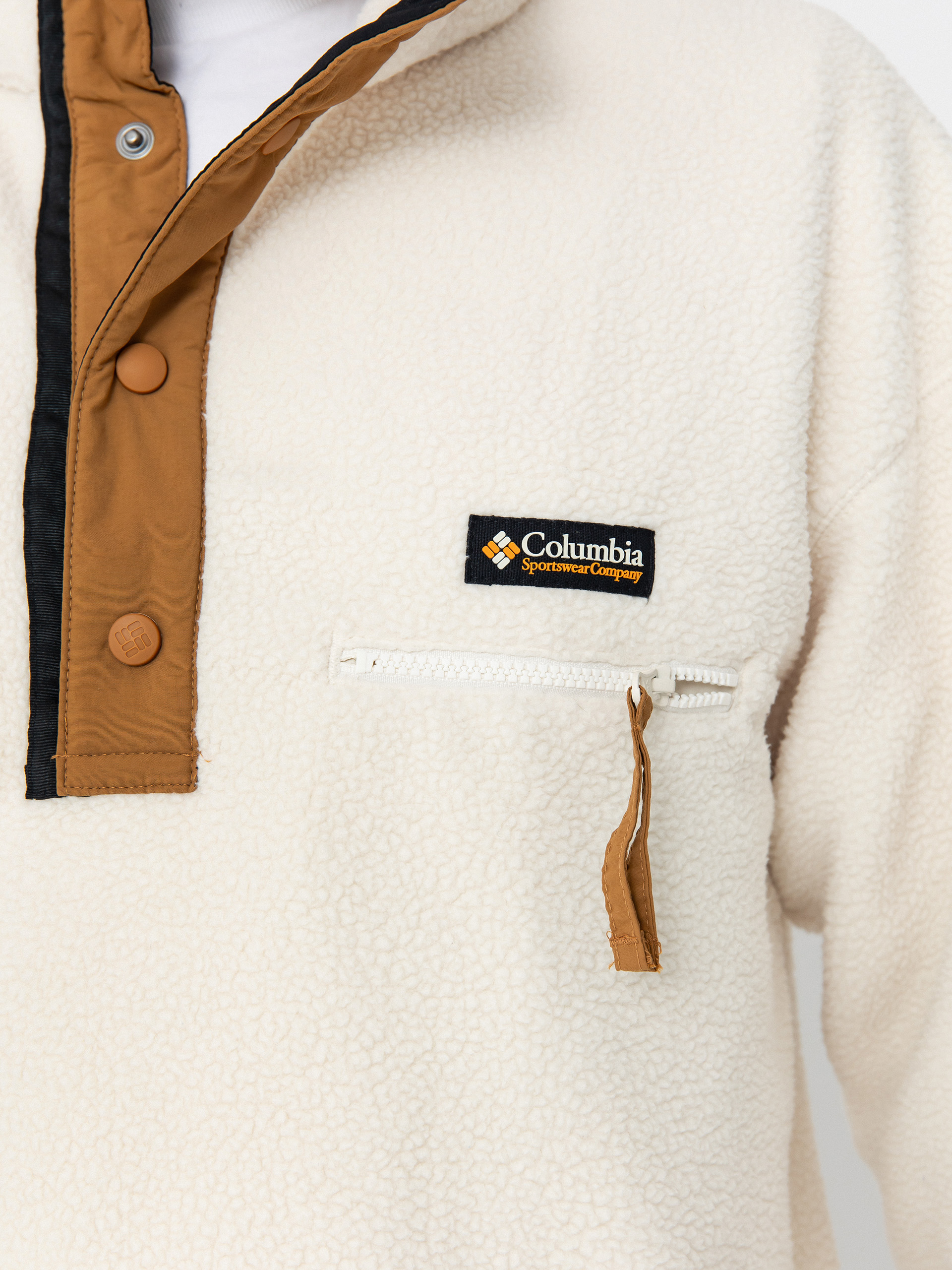 Męski Polar Columbia Helvetia II Half Snap (chalk)