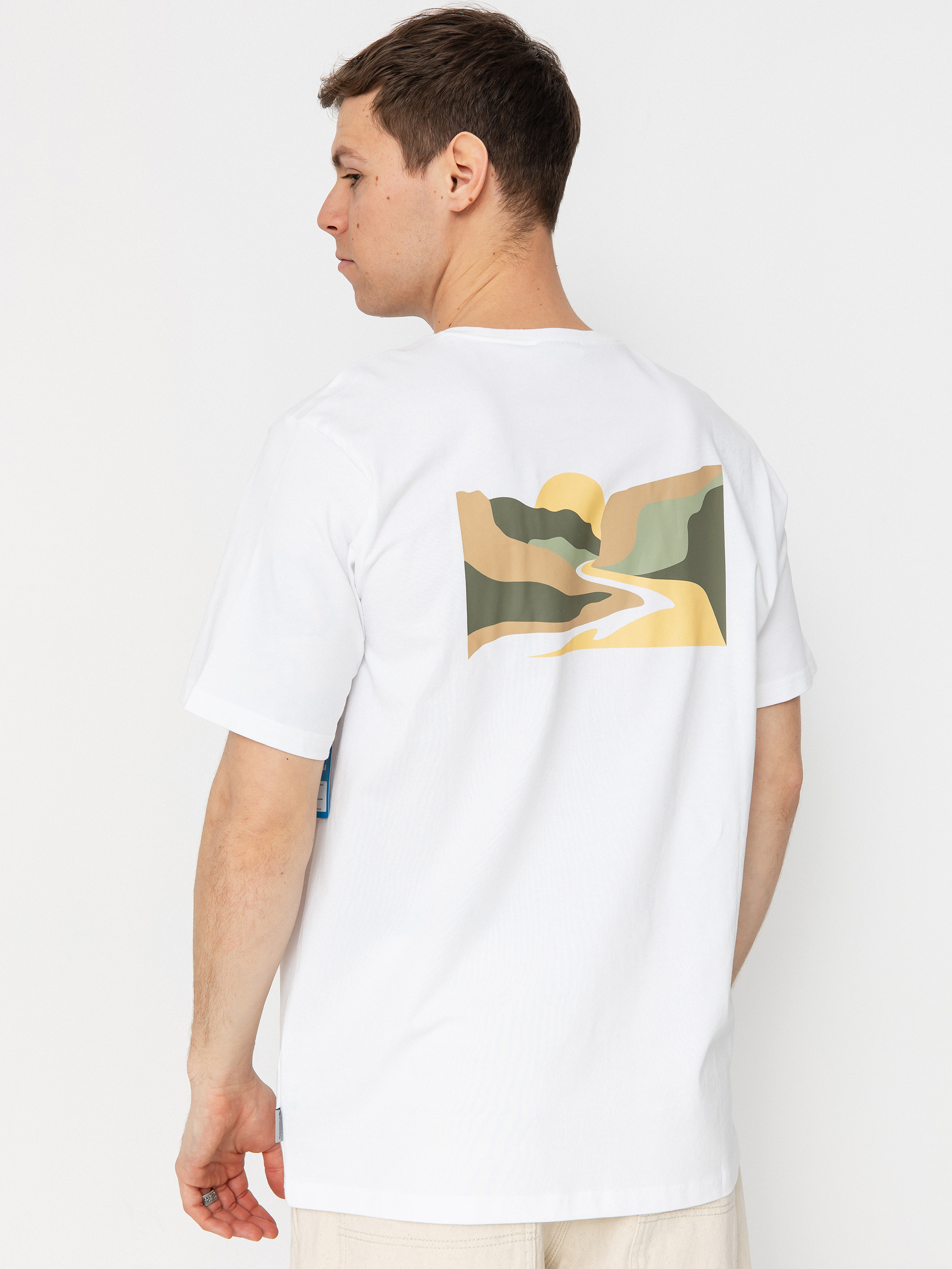 T-shirt Columbia Explorers Canyon Back (white/trailsca)