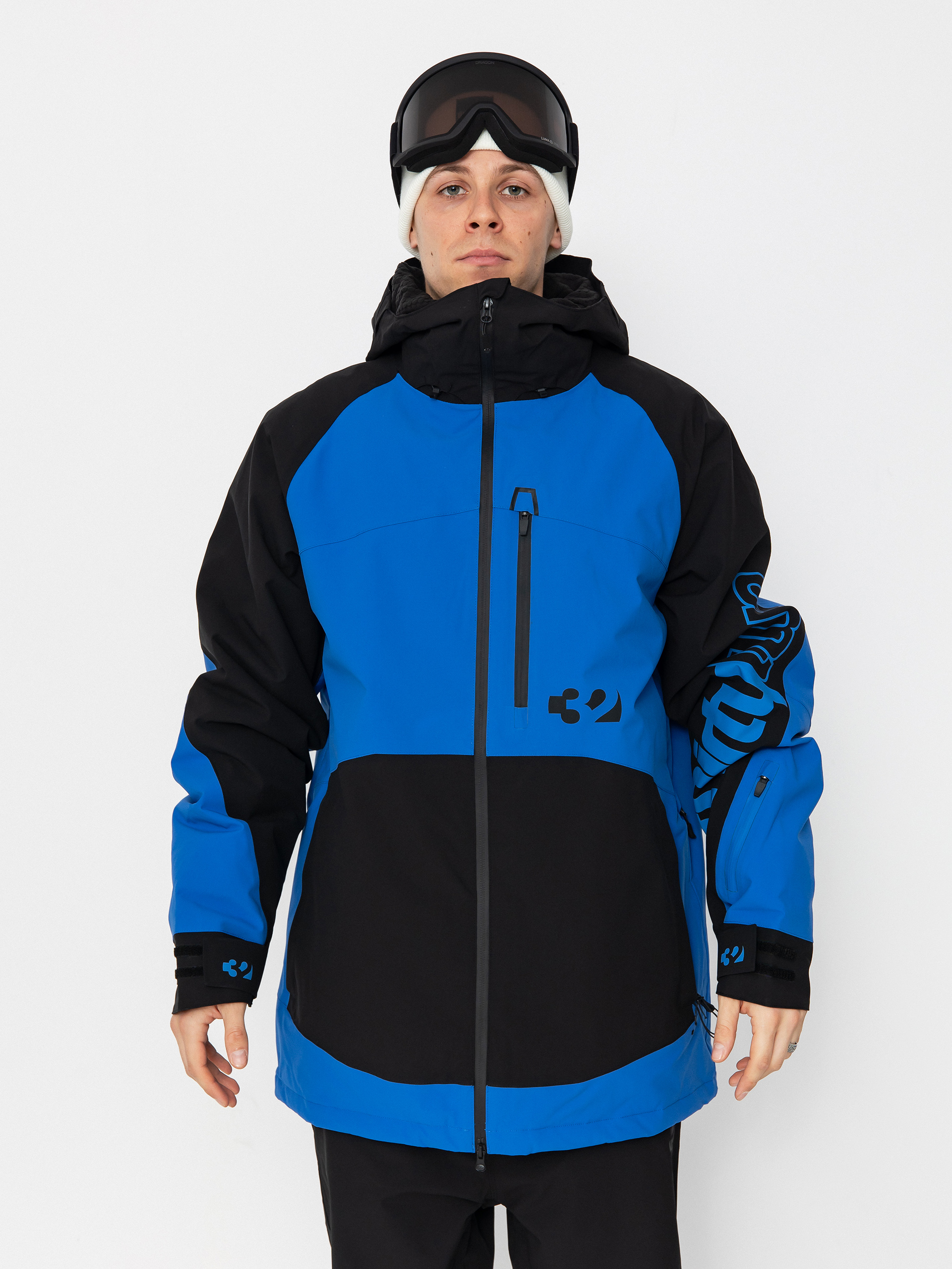 Męska Kurtka snowboardowa ThirtyTwo Lashed Insulated (black/blue)