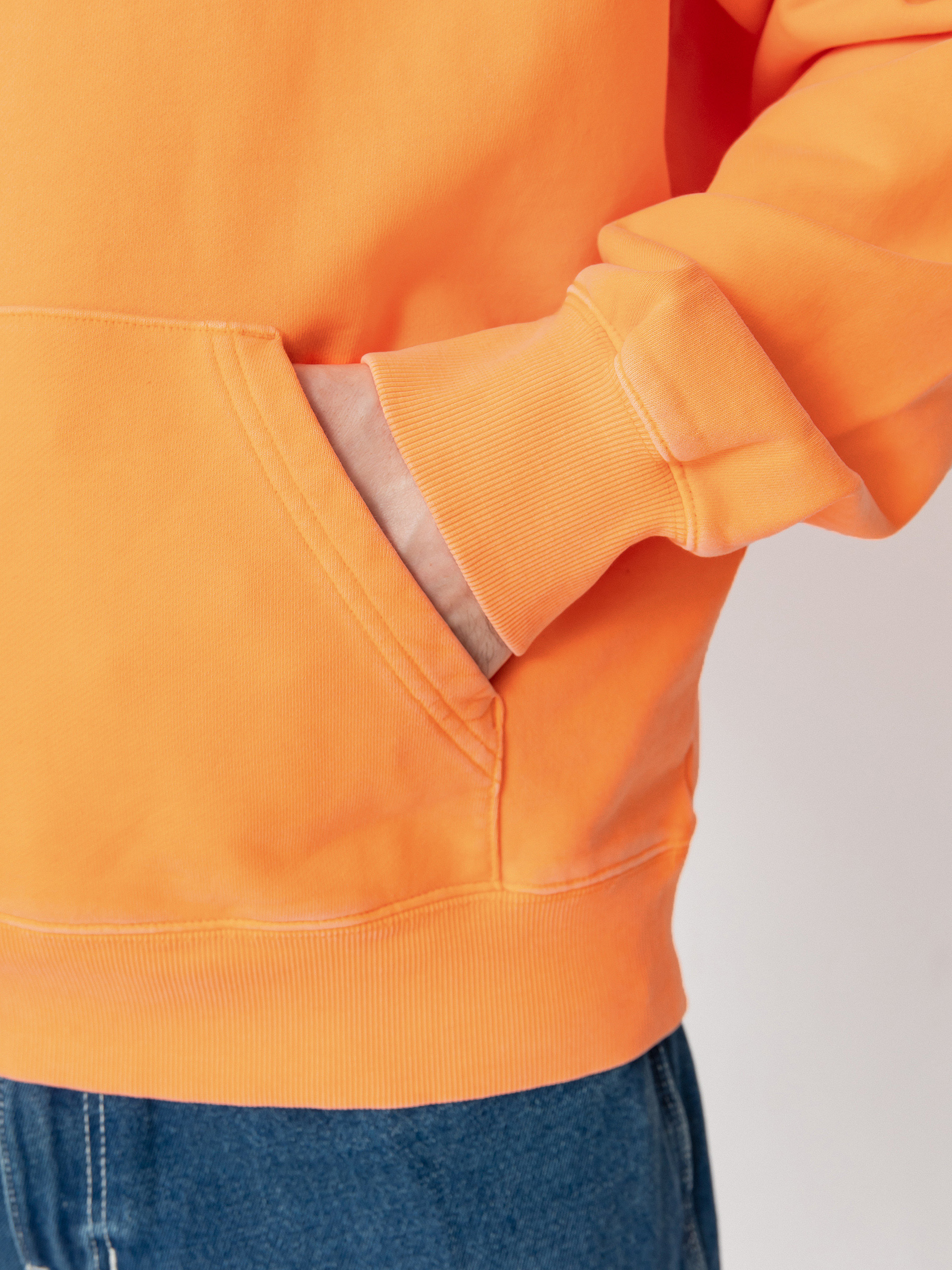 Bluza z kapturem Carhartt WIP Industry HD (lumo orange)