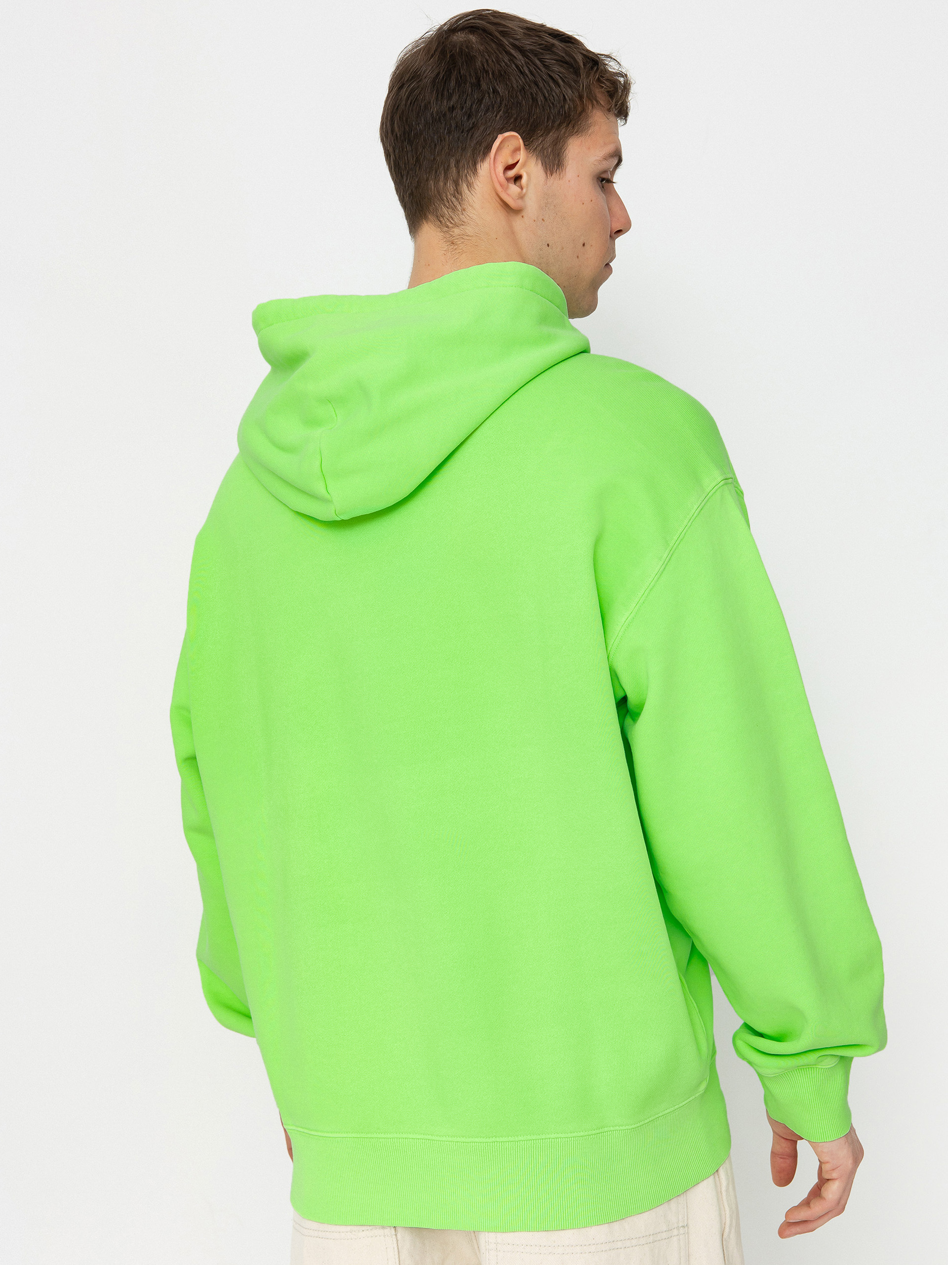 Bluza z kapturem Carhartt WIP Industry HD (lumo green)