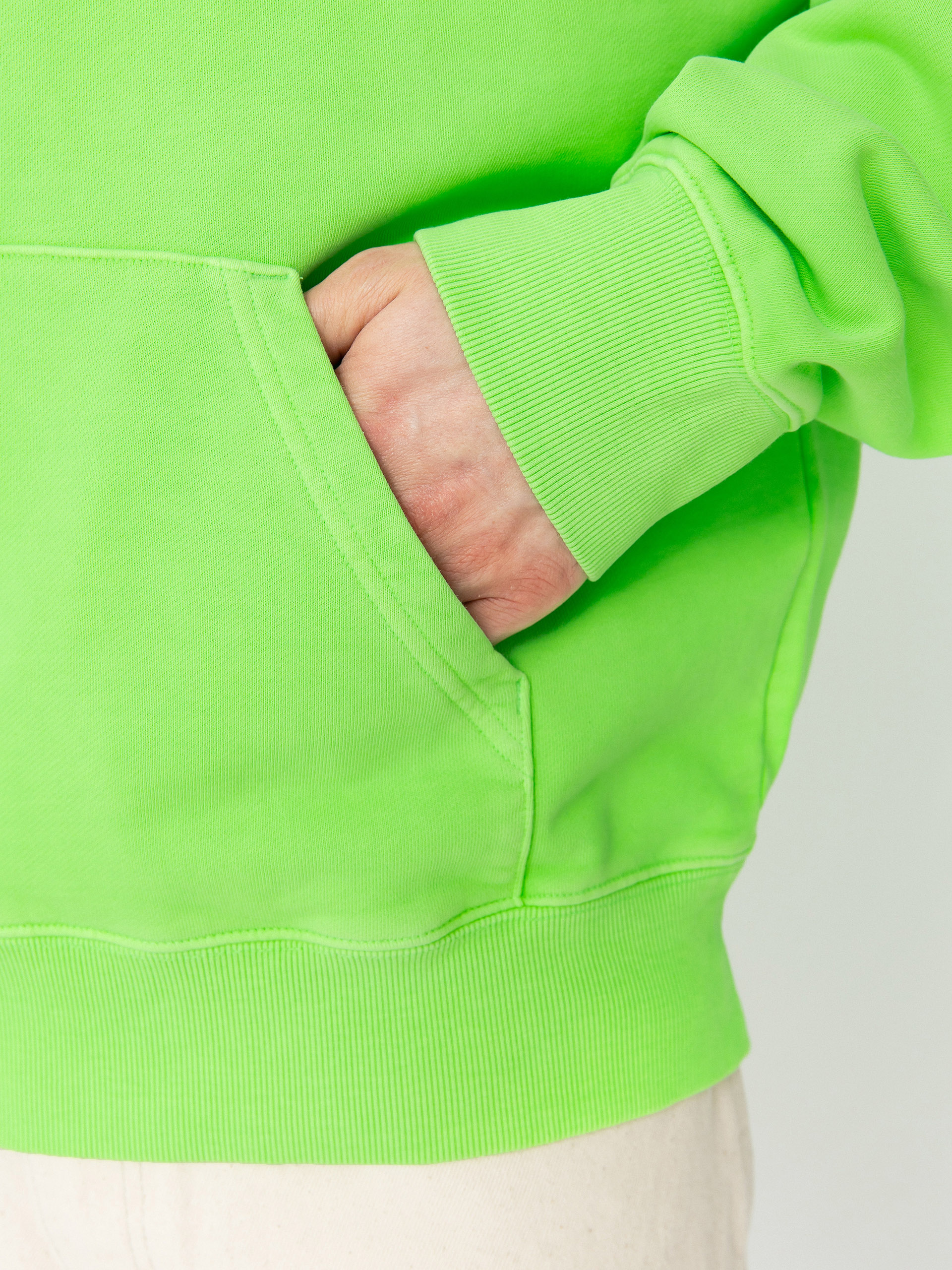 Bluza z kapturem Carhartt WIP Industry HD (lumo green)