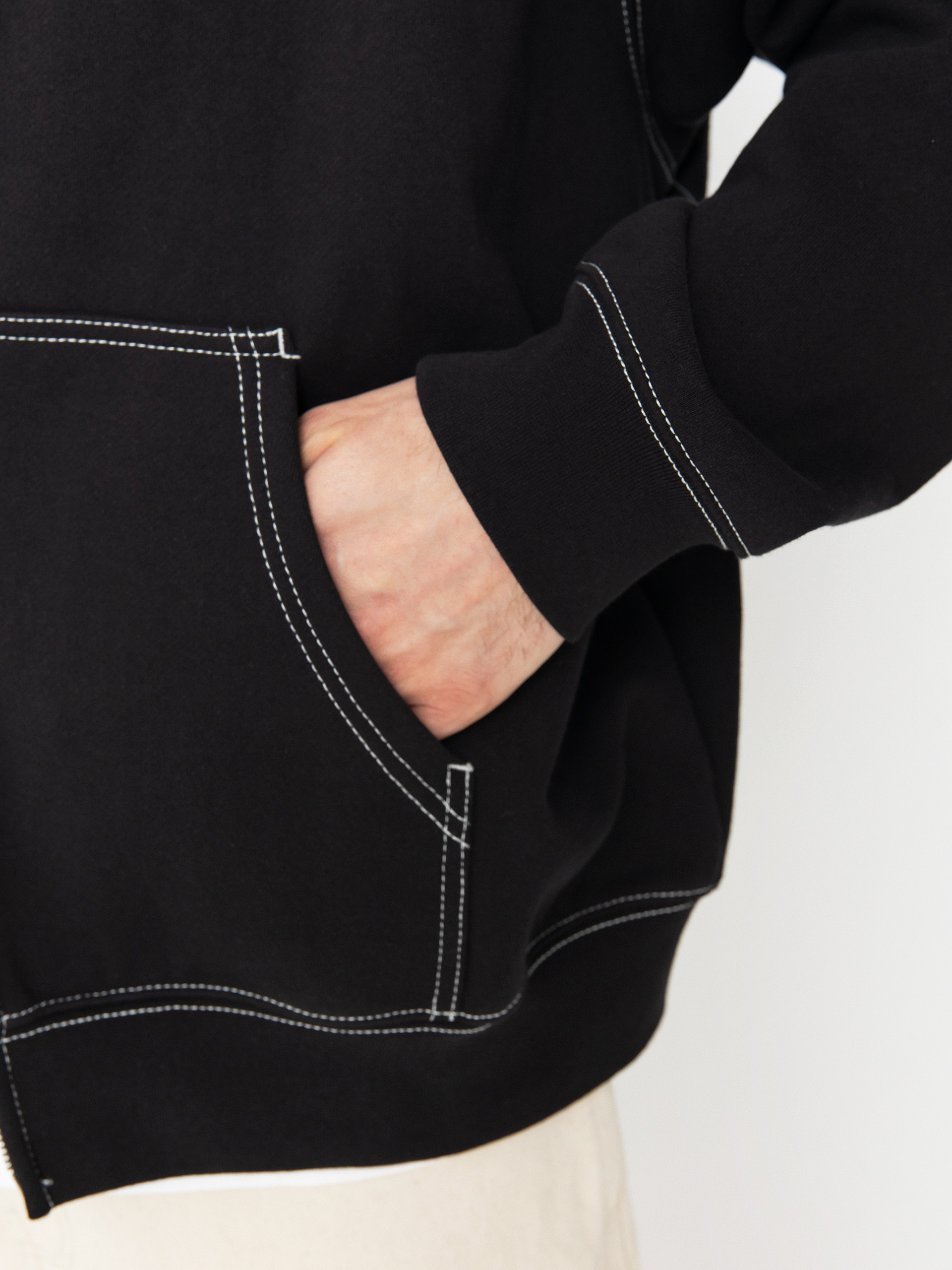 Bluza z kapturem Vans Skate Swirl ZHD (black)