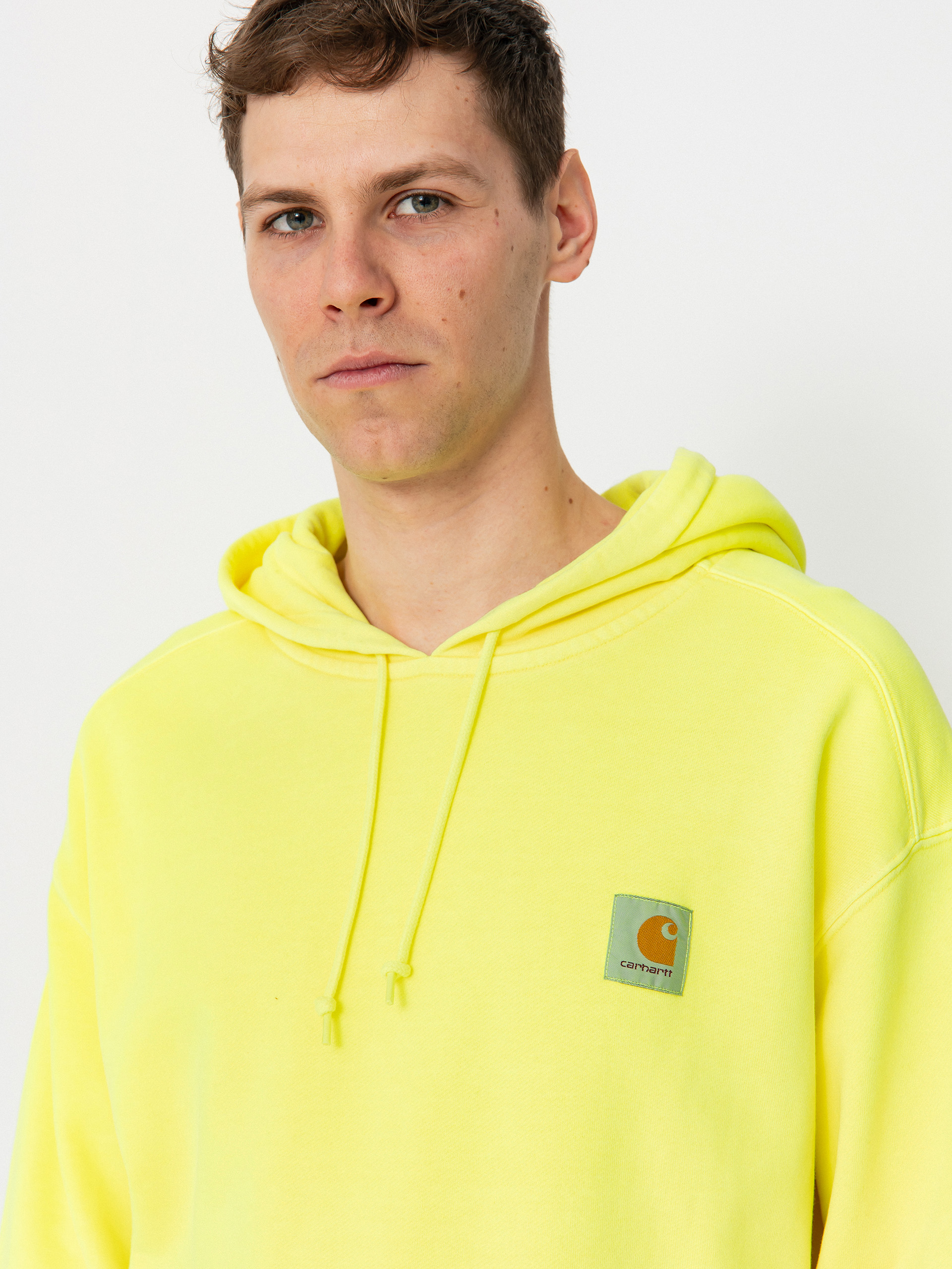 Bluza z kapturem Carhartt WIP Industry HD (lumo yellow)