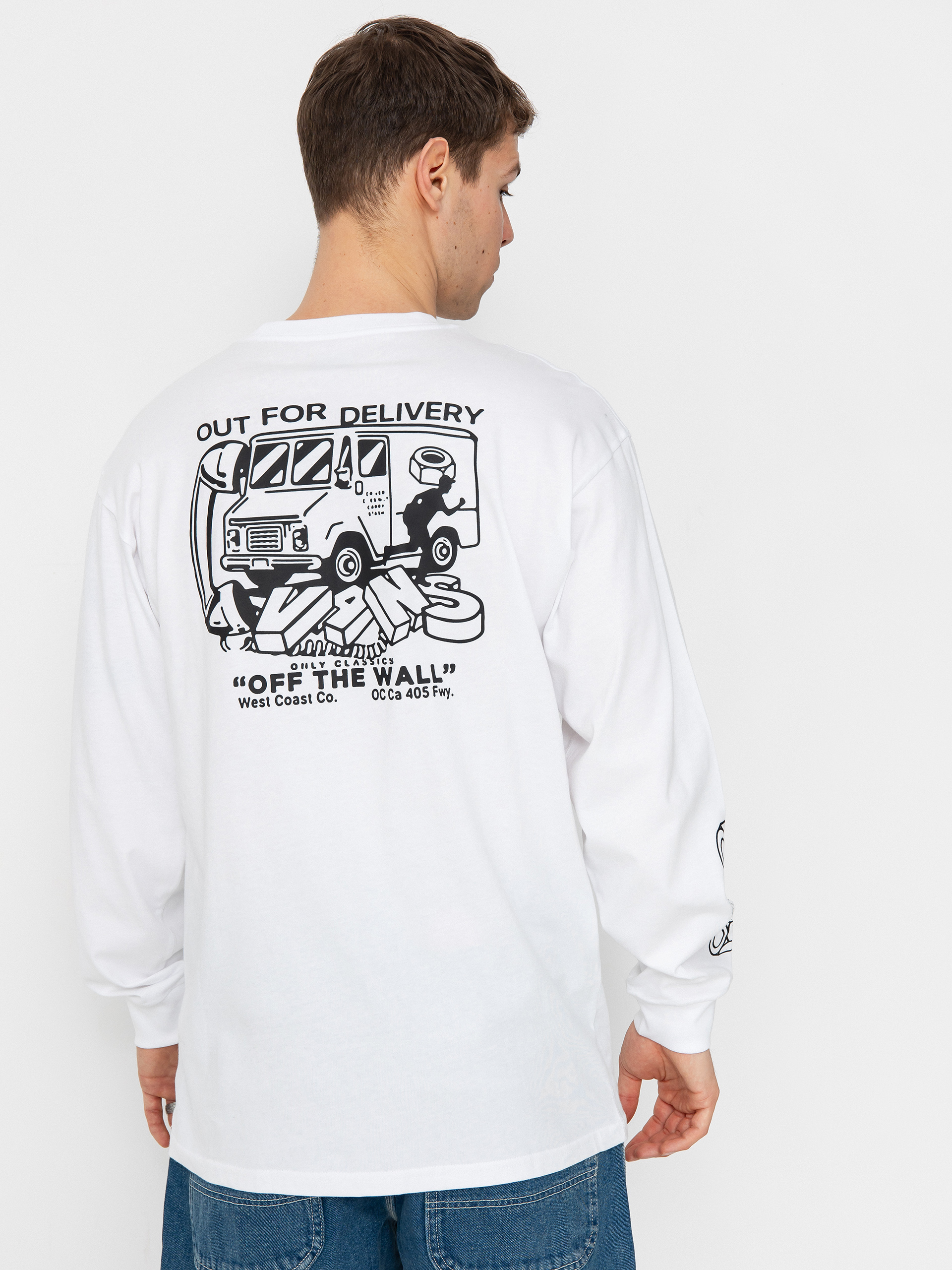 Longsleeve Vans Next Stop (white)