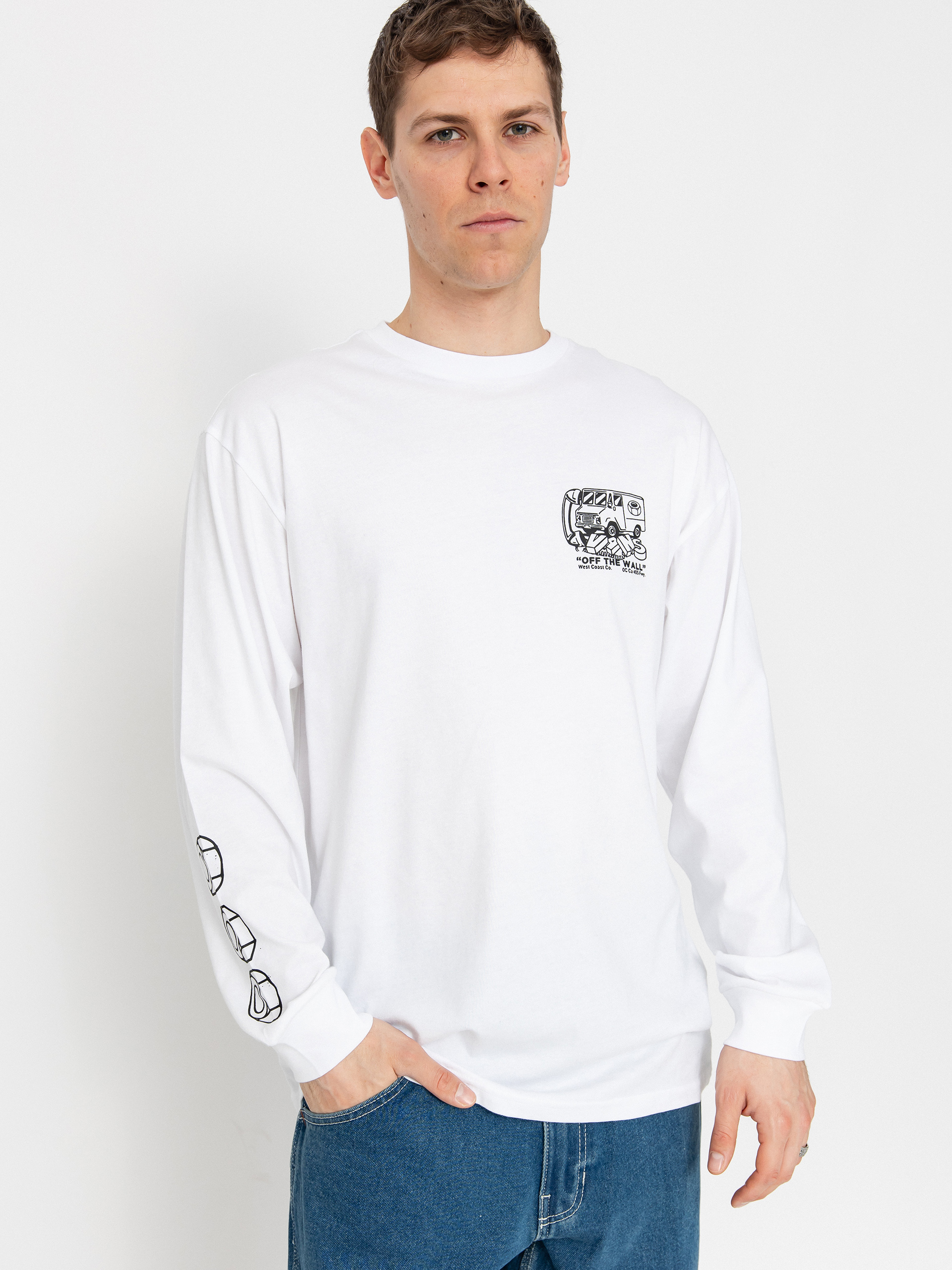 Longsleeve Vans Next Stop (white)